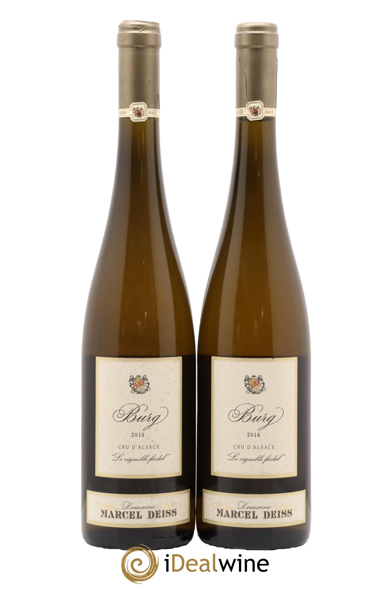 Alsace Burg Marcel Deiss (Domaine) 2016 - Lot de 2 bouteilles - 0