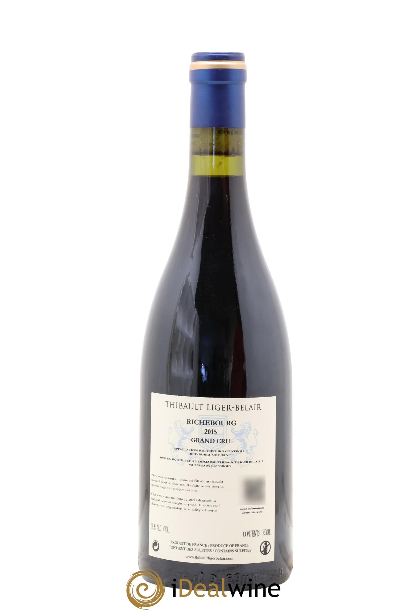 Richebourg Grand Cru Thibault Liger-Belair 2015 - Lot of 1 bottle - 1