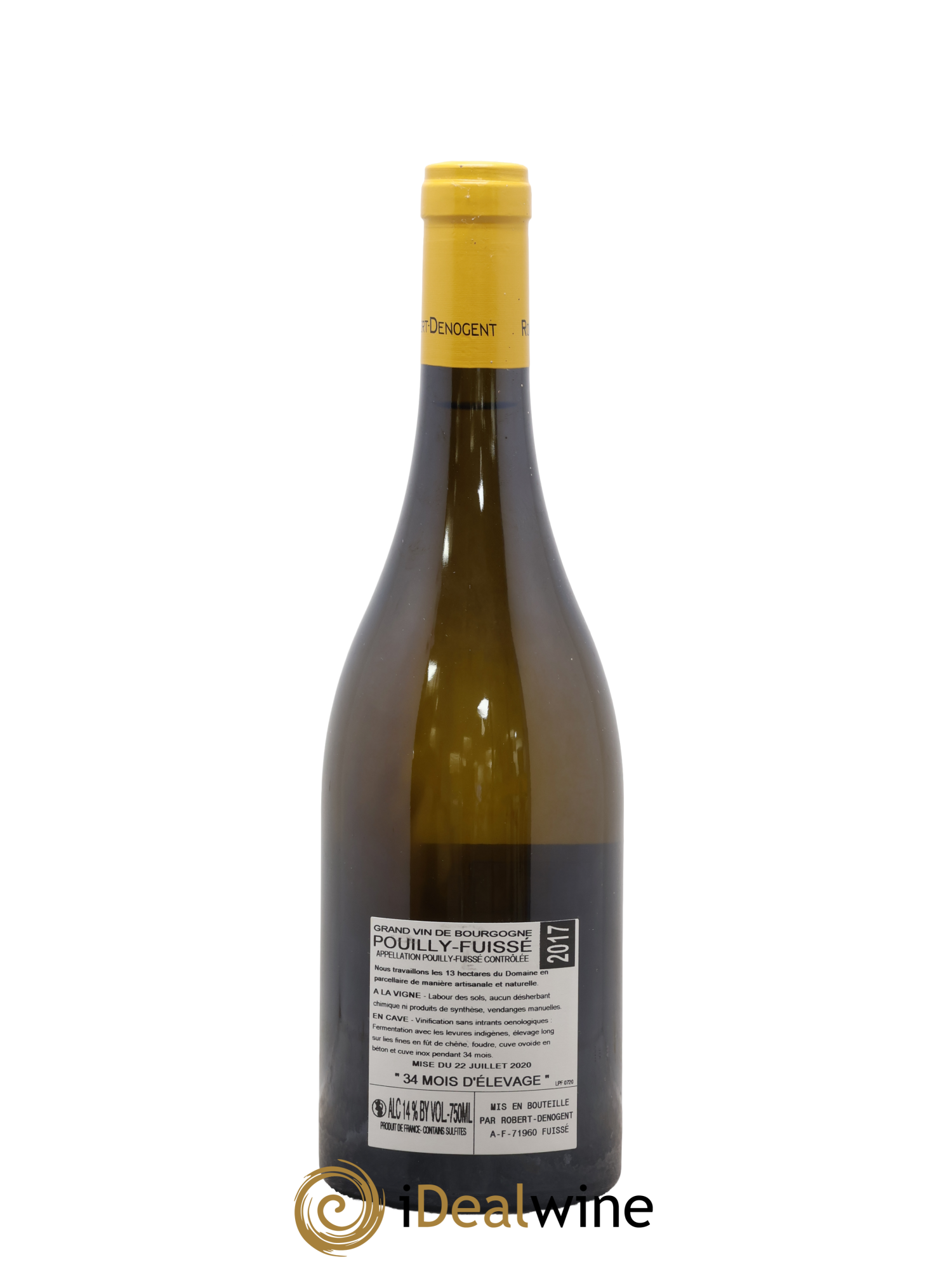 Pouilly-Fuissé La Croix Vieilles Vignes Robert Denogent (Domaine) 2017 - Lot of 1 bottle - 1
