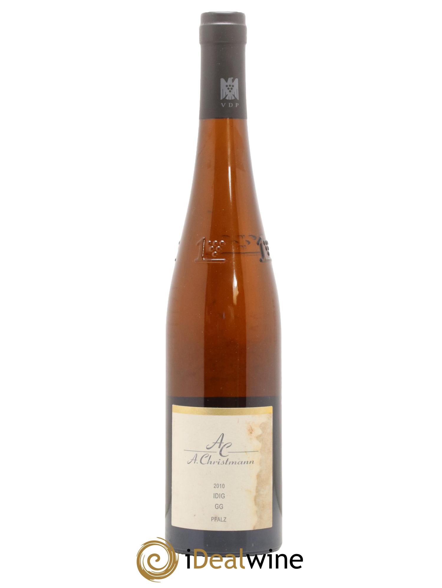 Allemagne Pfalz Idig Riesling Grosses Gewachs Christmann Konigsbacher 2010 - Lot de 1 bouteille - 0
