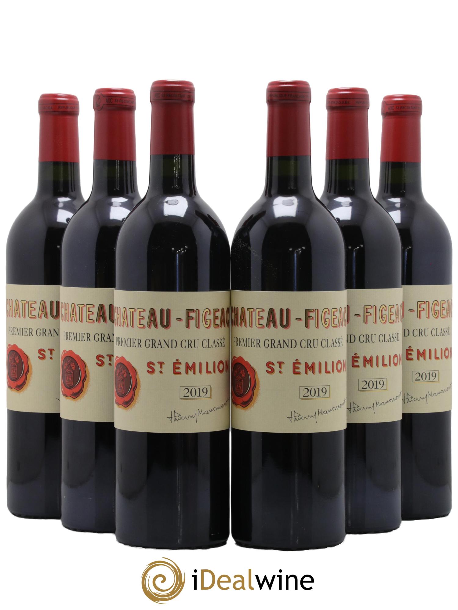 Château Figeac 1er Grand Cru Classé A 2019 - Lot de 6 bouteilles - 0
