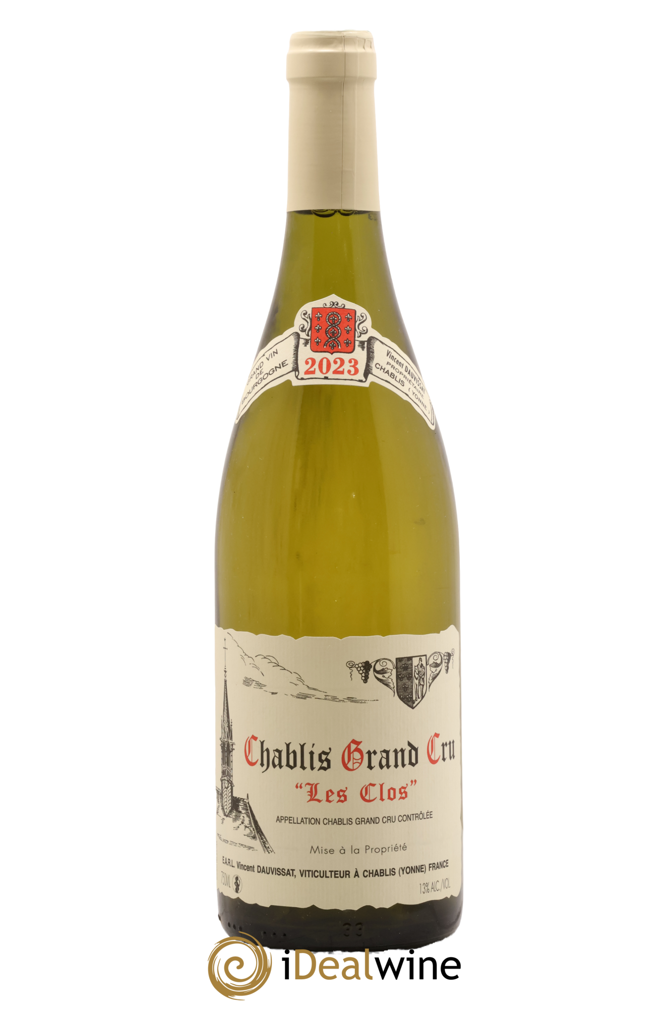 Chablis Grand Cru Les Clos Vincent Dauvissat (Domaine) 2023 - Posten von 1 Flasche - 0