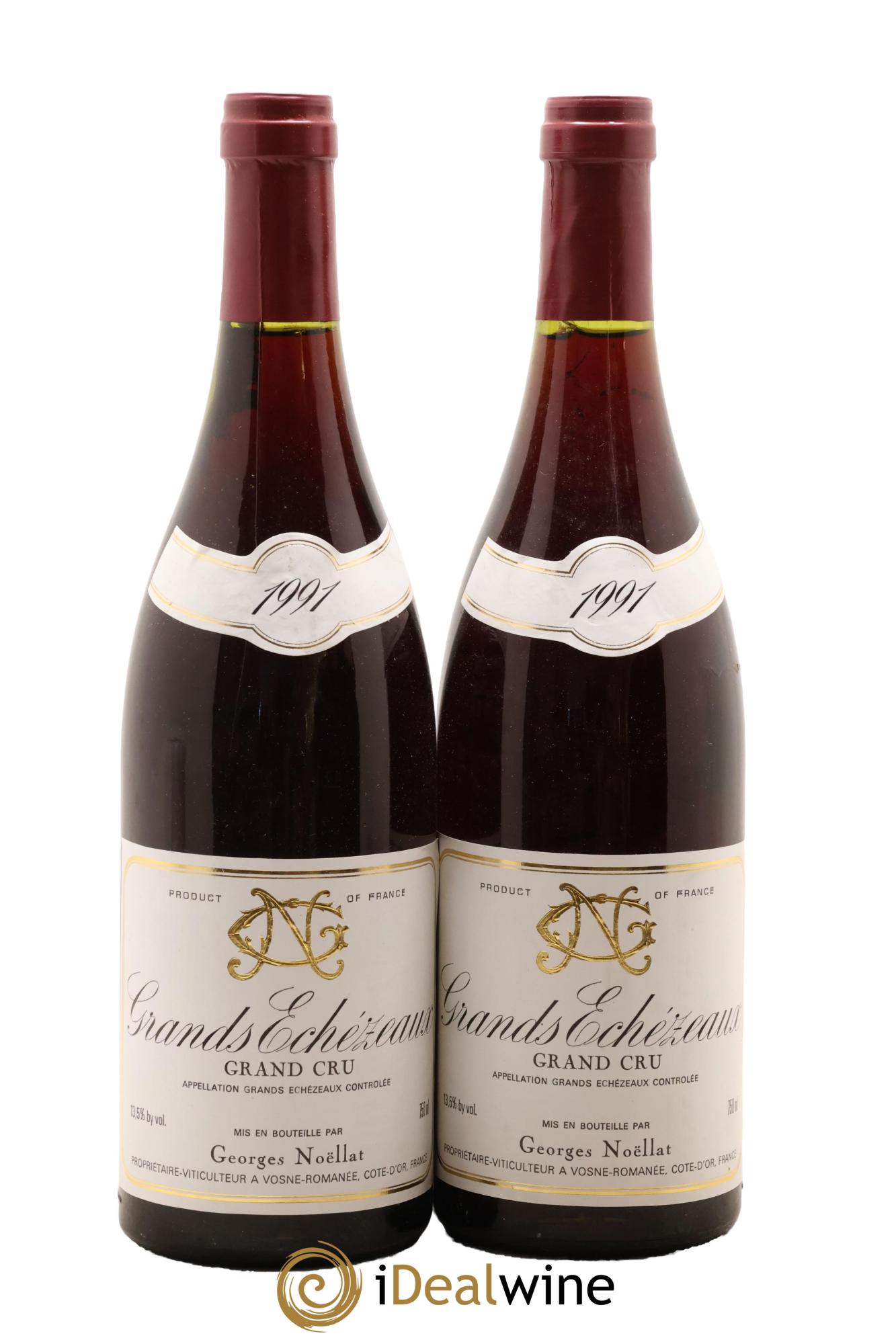 Grands-Echezeaux Grand Cru Georges Noëllat (Domaine) 1991 - Lot de 2 bouteilles - 0