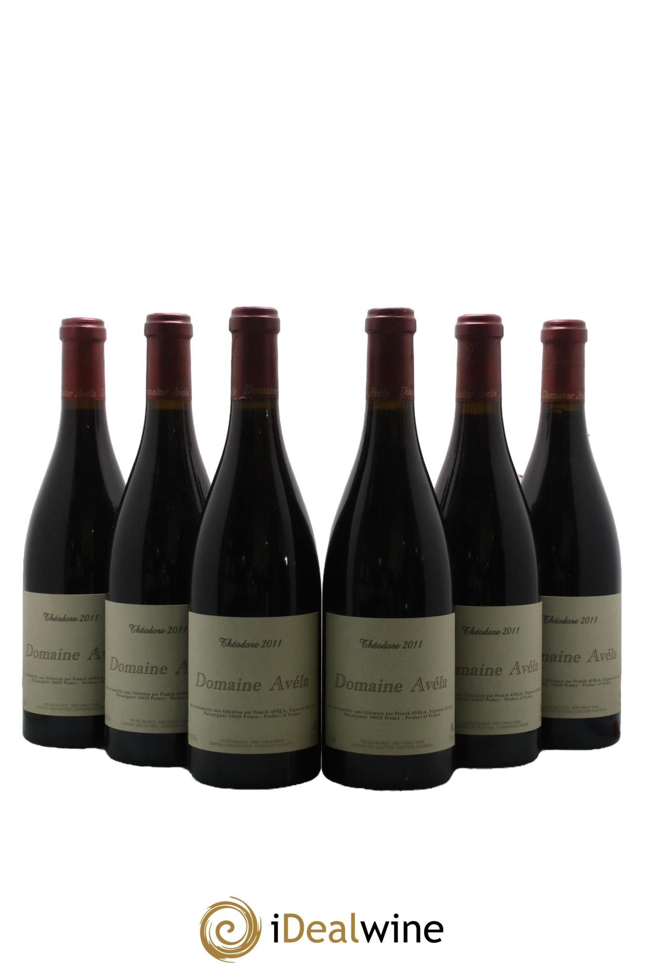Vin de France Théodore Avéla 2011 - Lot de 6 bouteilles - 0