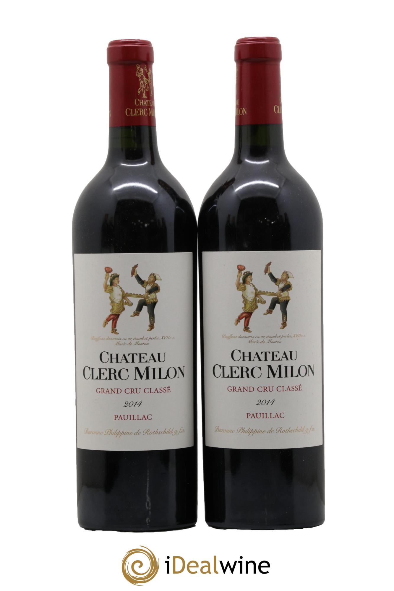 Château Clerc Milon 5ème Grand Cru Classé 2014 - Lot de 2 bouteilles - 0