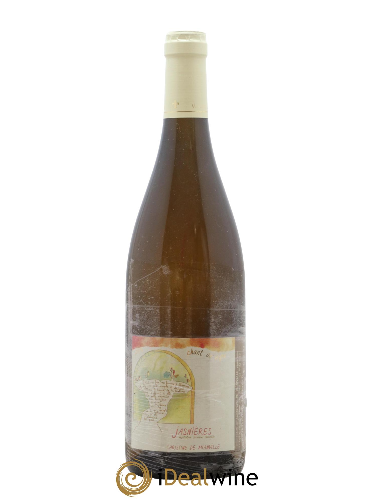 Jasnières Chant de Vigne Christine de Mianville 2017 - Lot de 1 bouteille - 0
