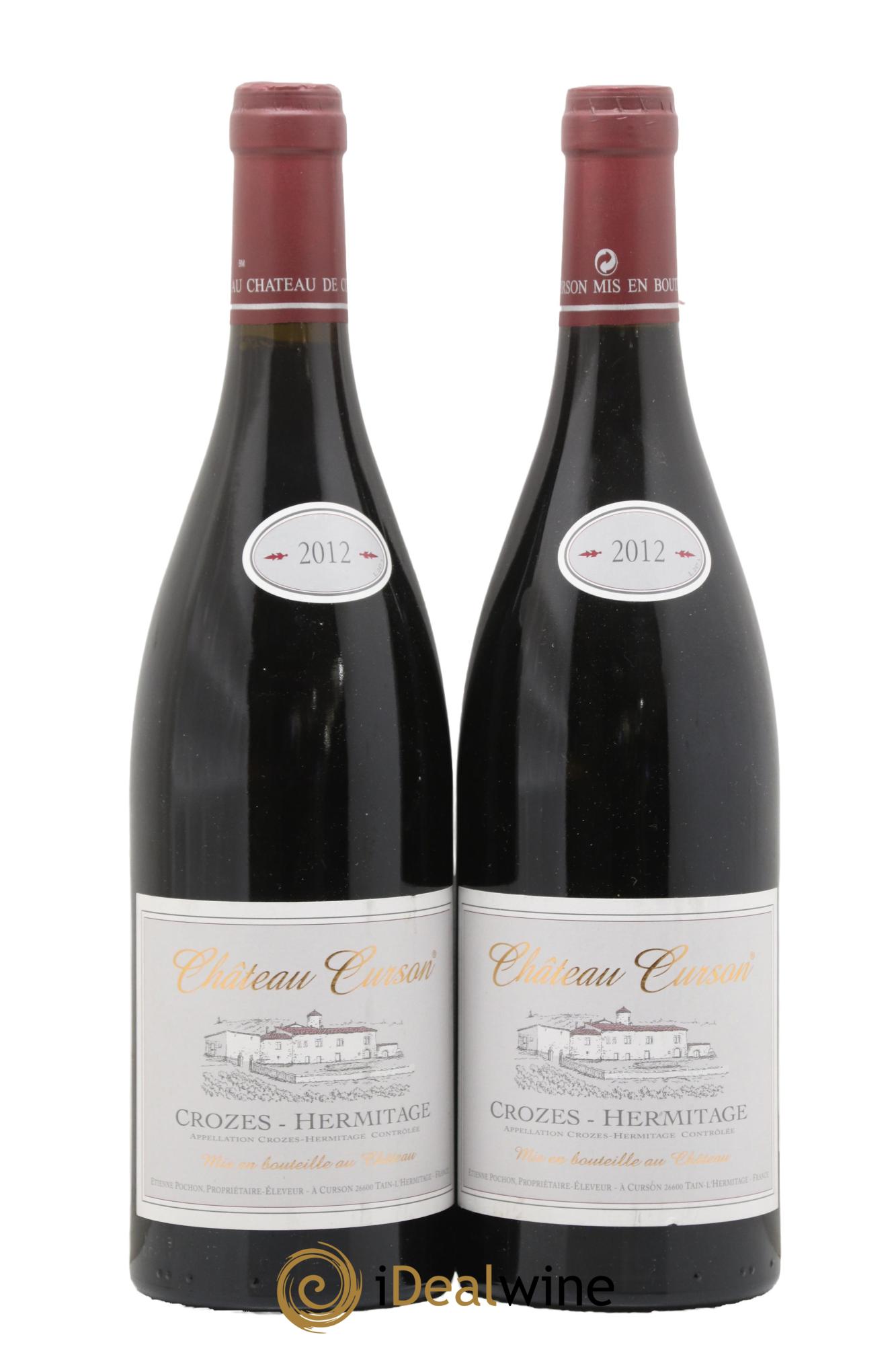 Crozes-Hermitage Château Curson 2012 - Posten von 2 Flaschen - 0