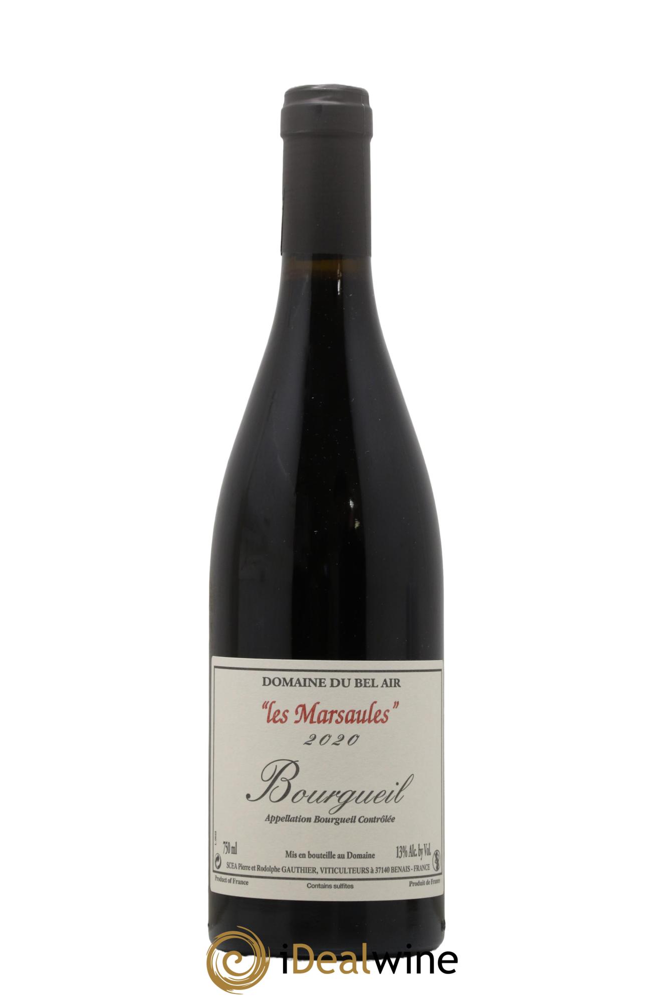 Bourgueil Marsaules Domaine du Bel Air  2020 - Posten von 1 Flasche - 0