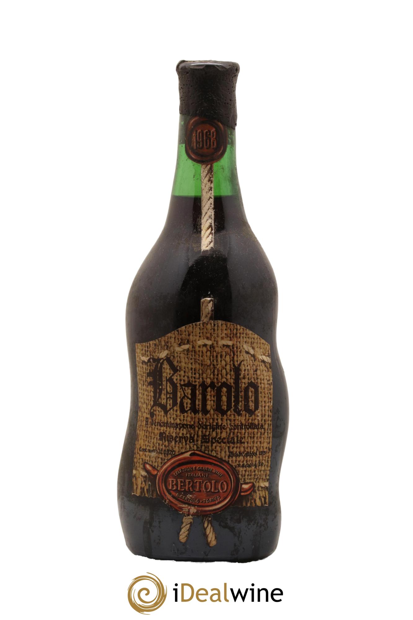 Barolo Riserva speciale Bertolo 1968 - Lot of 1 bottle - 0