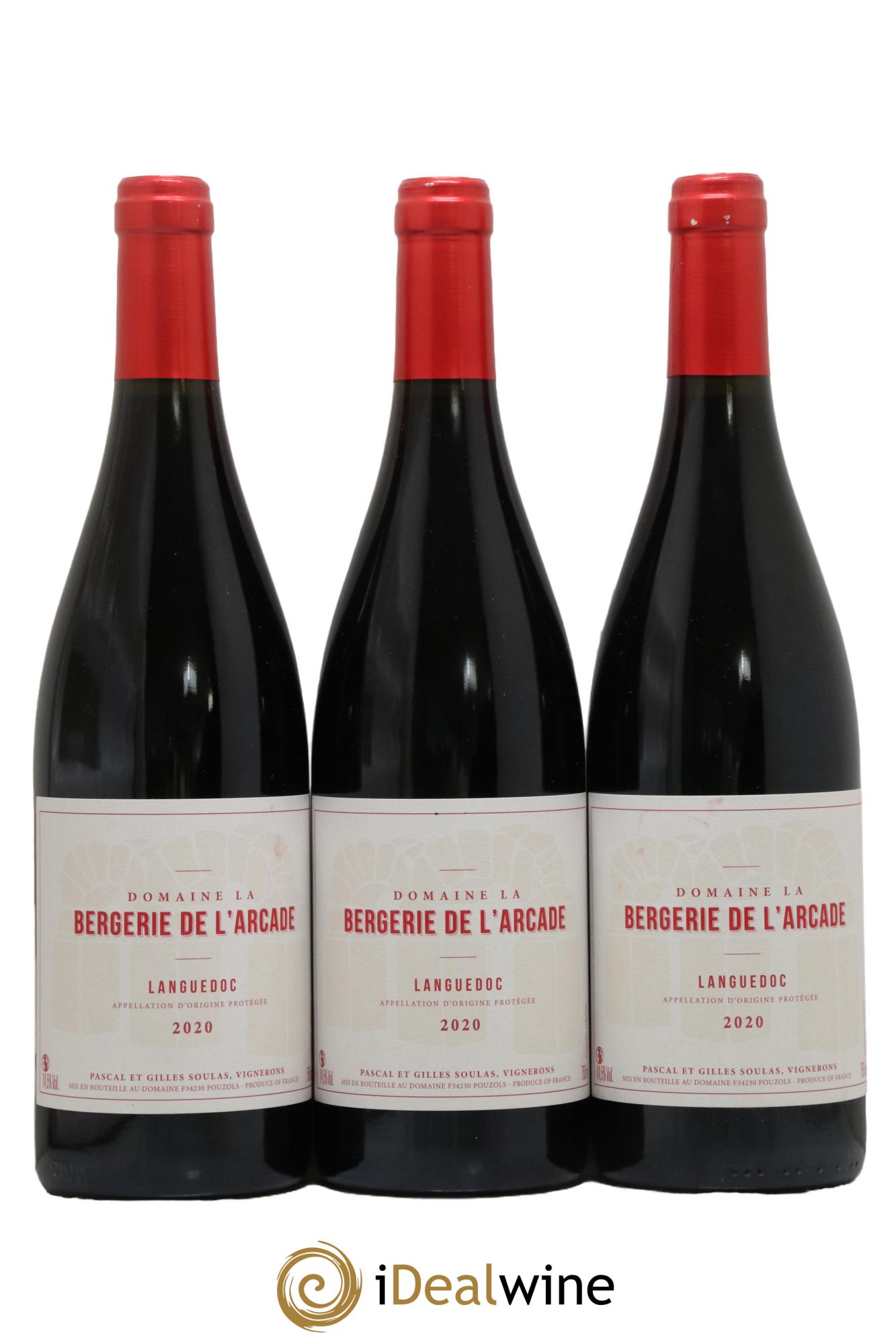 Languedoc La Bergerie de l'Arcade (Domaine) 2020 - Lot de 3 bouteilles - 0