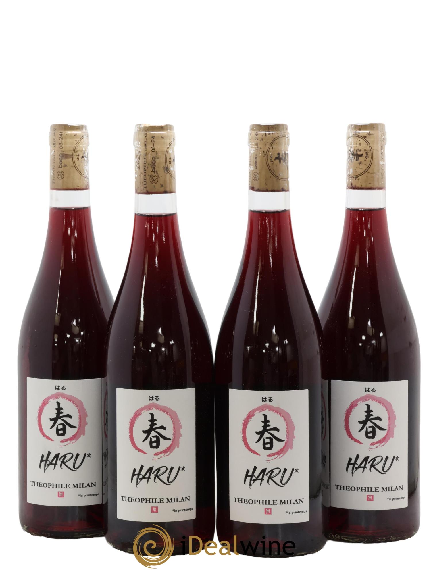 Vin de France Théophile Milan Haru Henri Milan  2023 - Lot de 4 bouteilles - 0