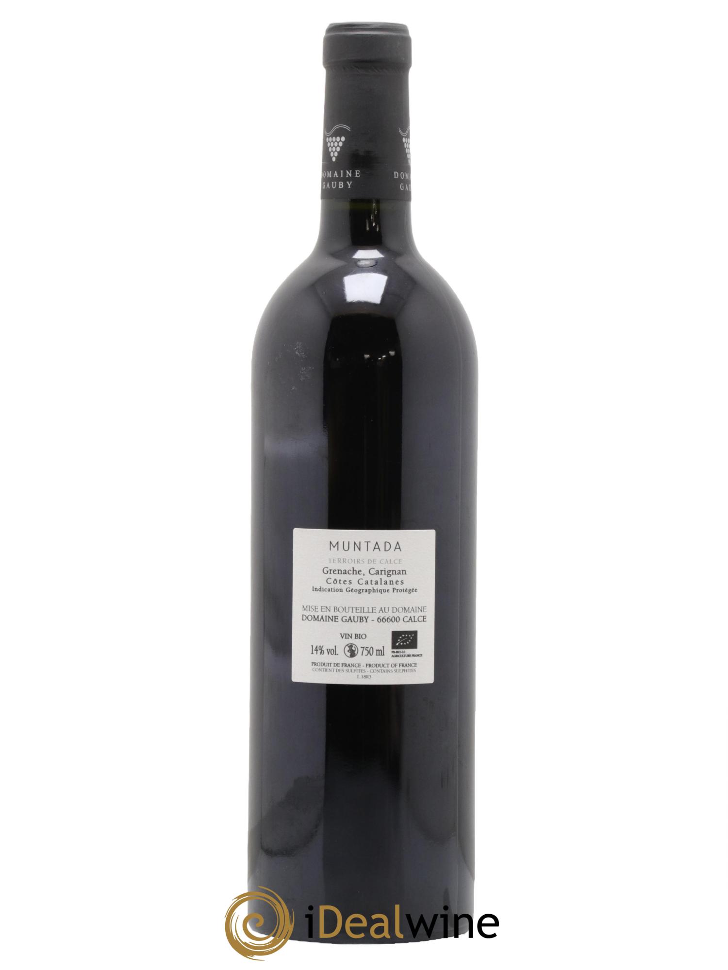 Côtes Catalanes (anciennement Côtes du Roussillon Villages) La Muntada Gauby (Domaine) 2018 - Lot of 1 bottle - 1