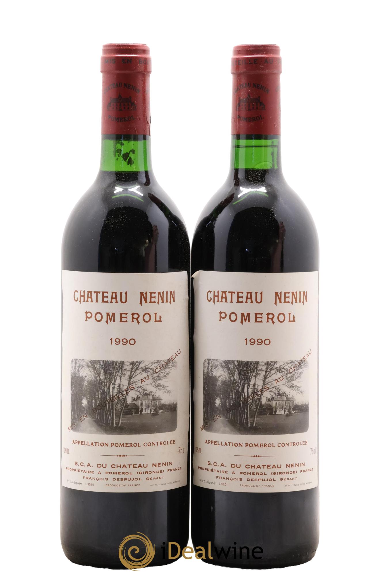 Château Nenin 1990 - Posten von 2 Flaschen - 0