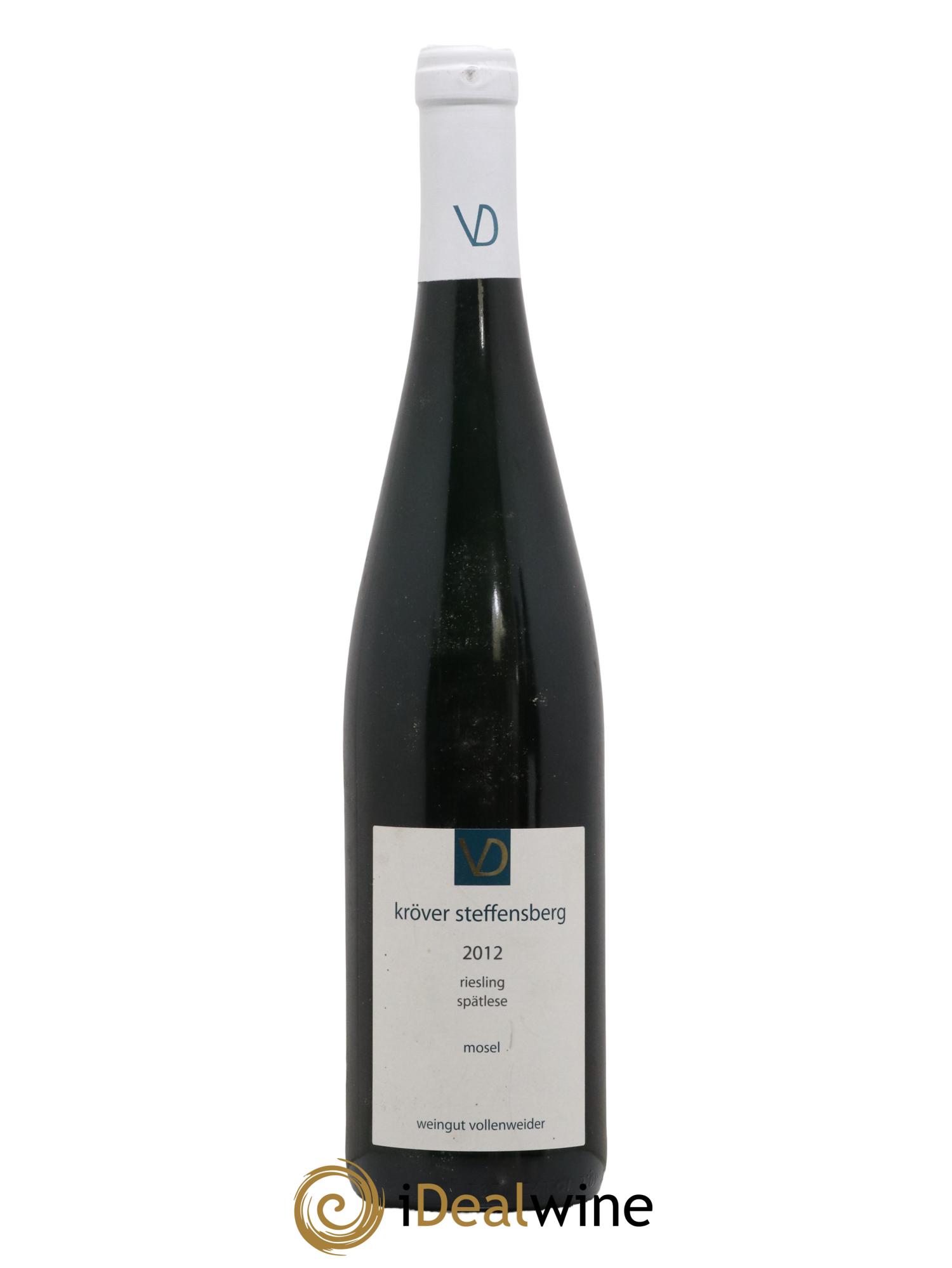 Allemagne Nahe Vollenweider Krover Steffenberg Spatlese 2012 - Lot de 1 bouteille - 0