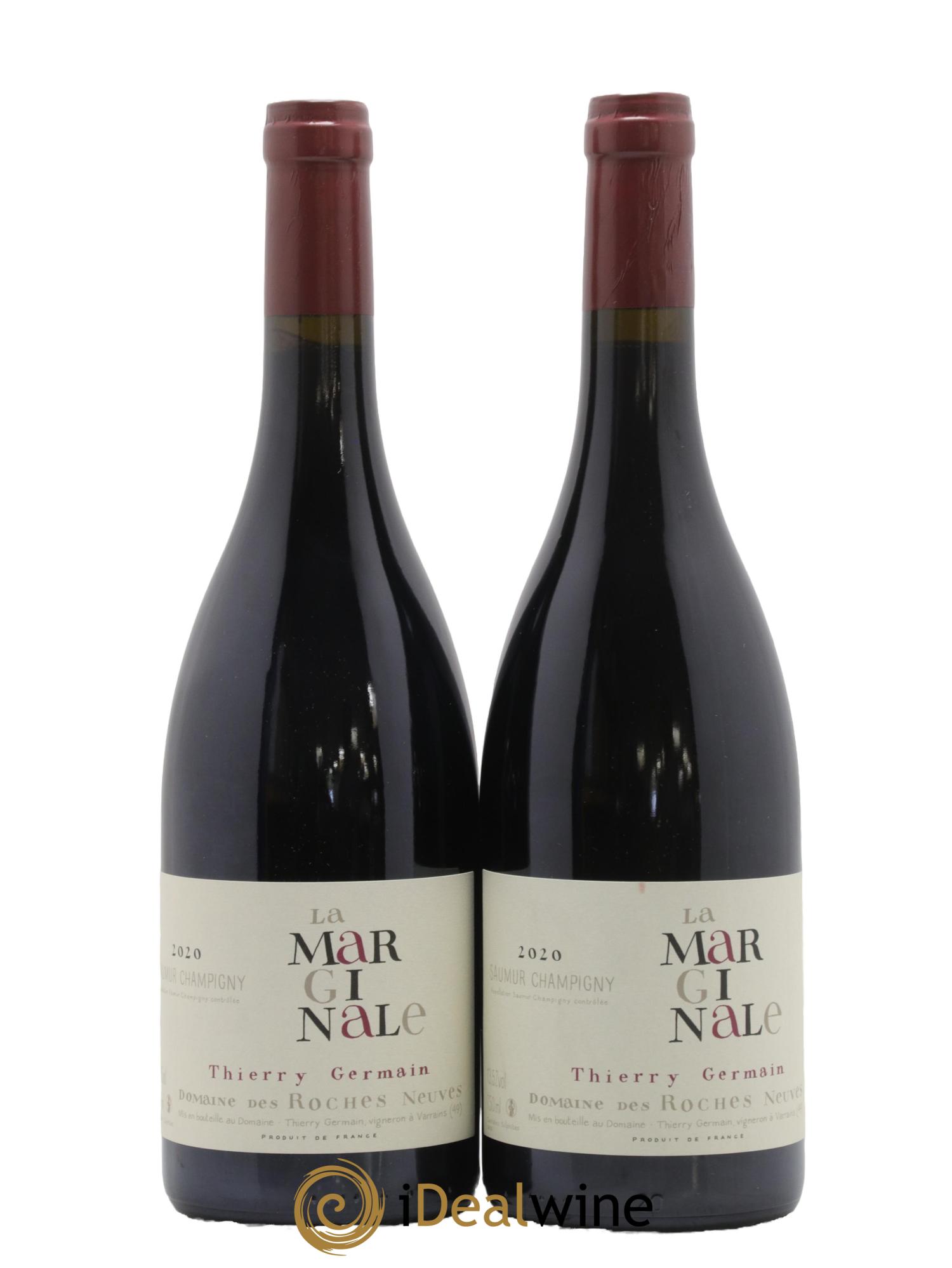 Saumur-Champigny La Marginale Domaine des Roches Neuves - Thierry Germain 2020 - Lotto di 2 bottiglie - 0