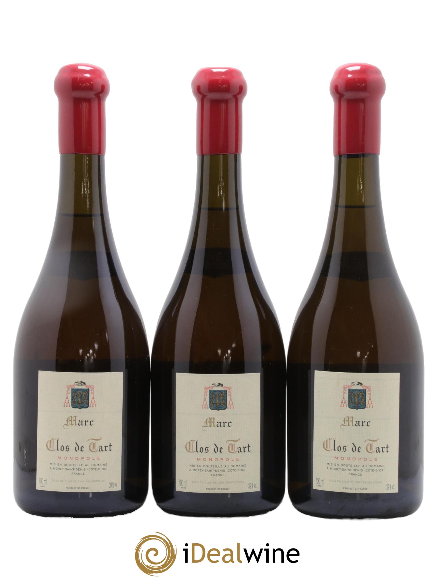 Marc de Bourgogne Clos de Tart 1990 - Lot de 3 bouteilles - 2