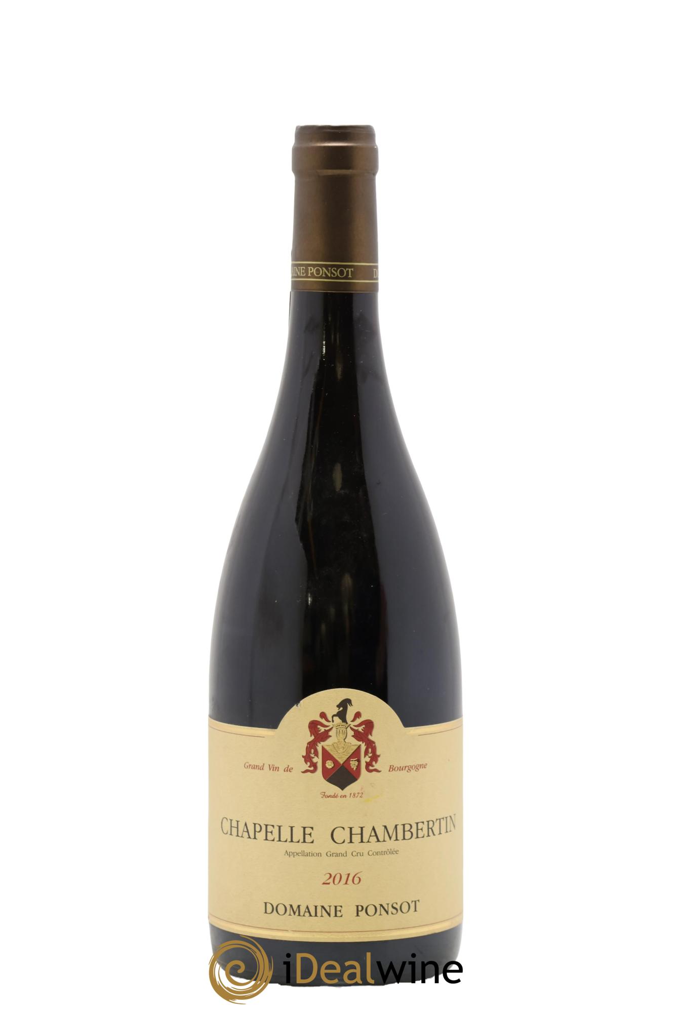 Chapelle-Chambertin Grand Cru Ponsot (Domaine) 2016 - Lot of 1 bottle - 0