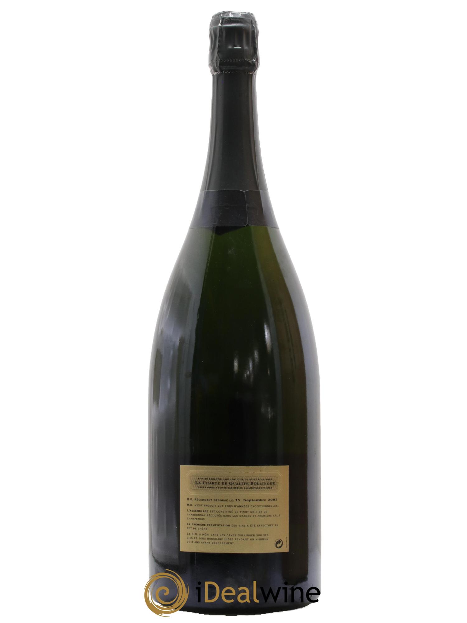 R.D. Extra-Brut Bollinger 1988 - Lot de 1 magnum - 1