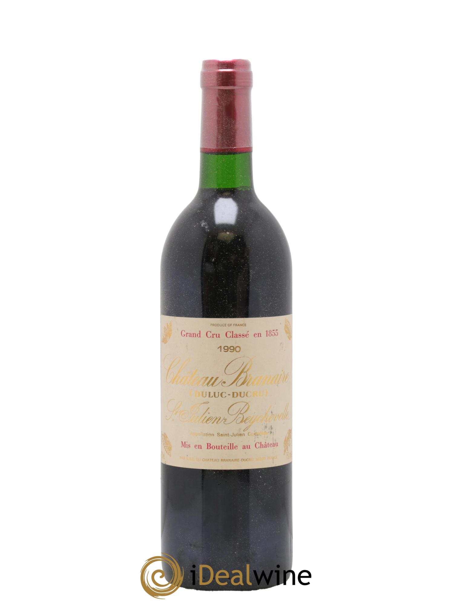 Château Branaire Ducru 4ème Grand Cru Classé 1990 - Posten von 1 Flasche - 0