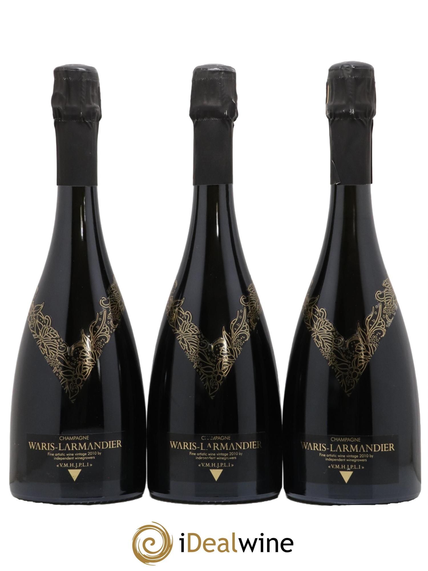 Champagne Grand Cru Cuvee VMHJPLI Maison Waris Larmandier 2010 - Lot de 3 bouteilles - 0