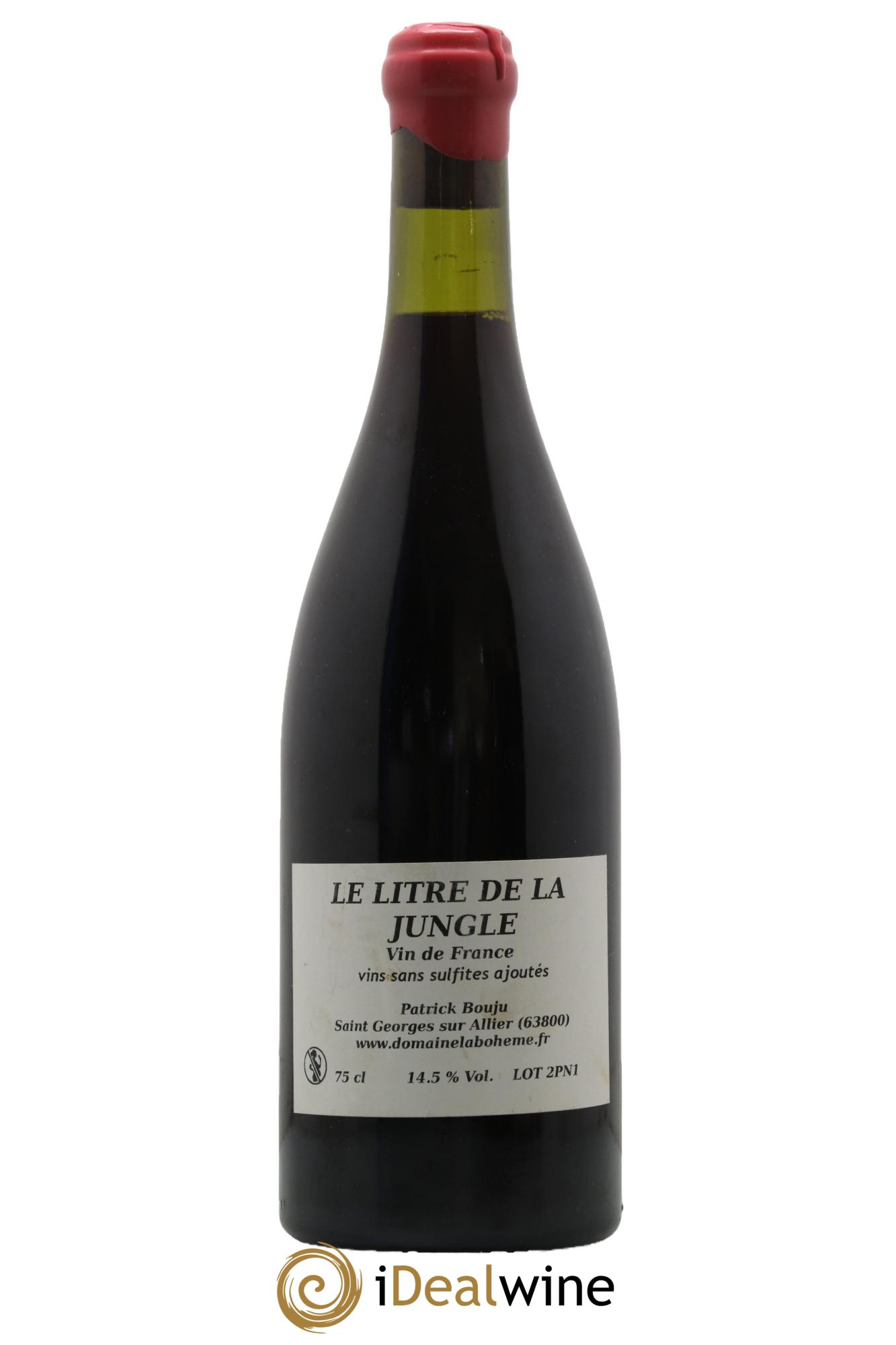 Vin de France Le Litre de la Jungle Patrick Bouju - La Bohème - Lot of 1 bottle - 1