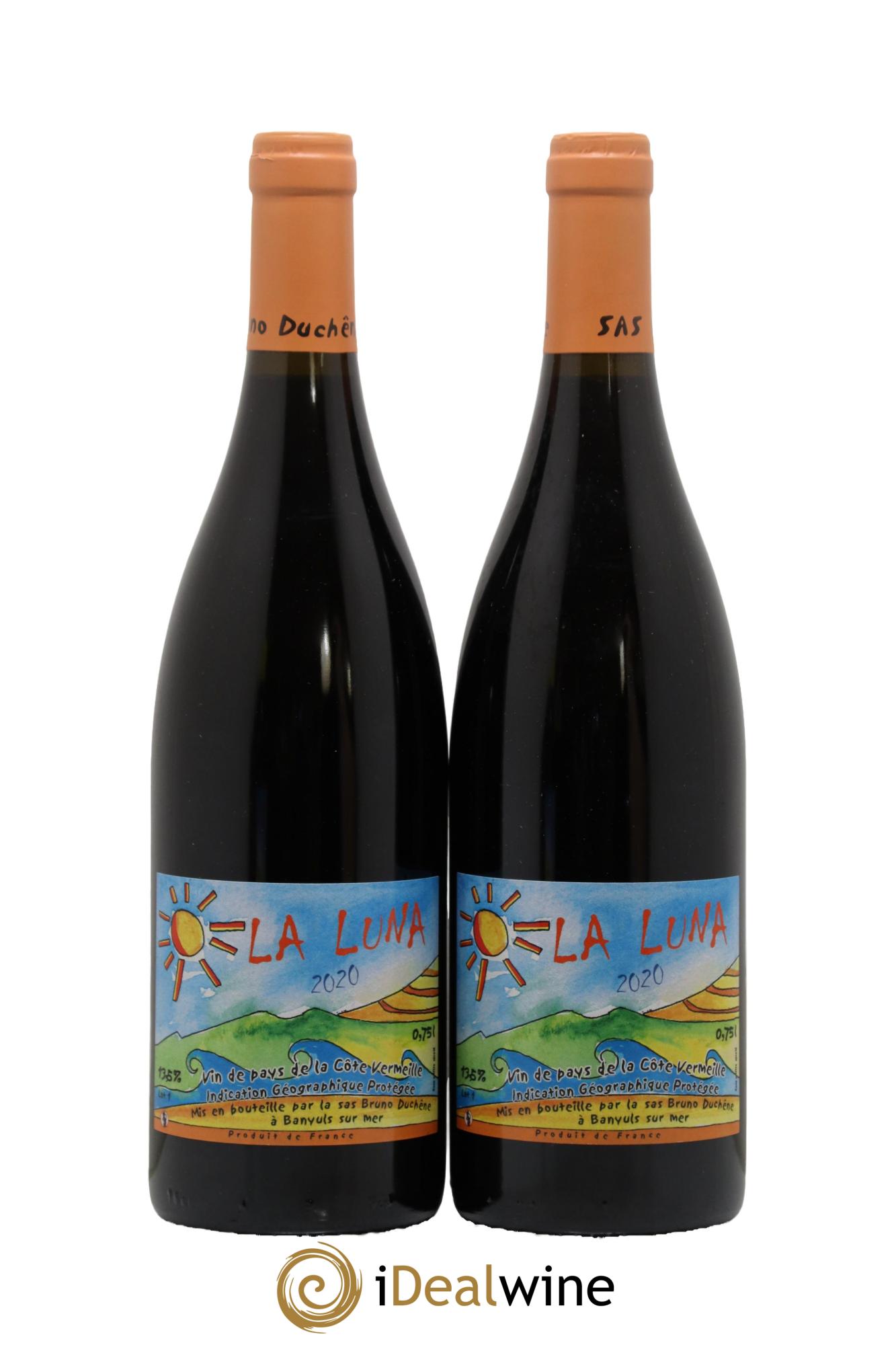 Languedoc Vin de Pays de la Côte Vermeille La Luna Domaine Bruno Duchêne 2020 - Posten von 2 Flaschen - 0