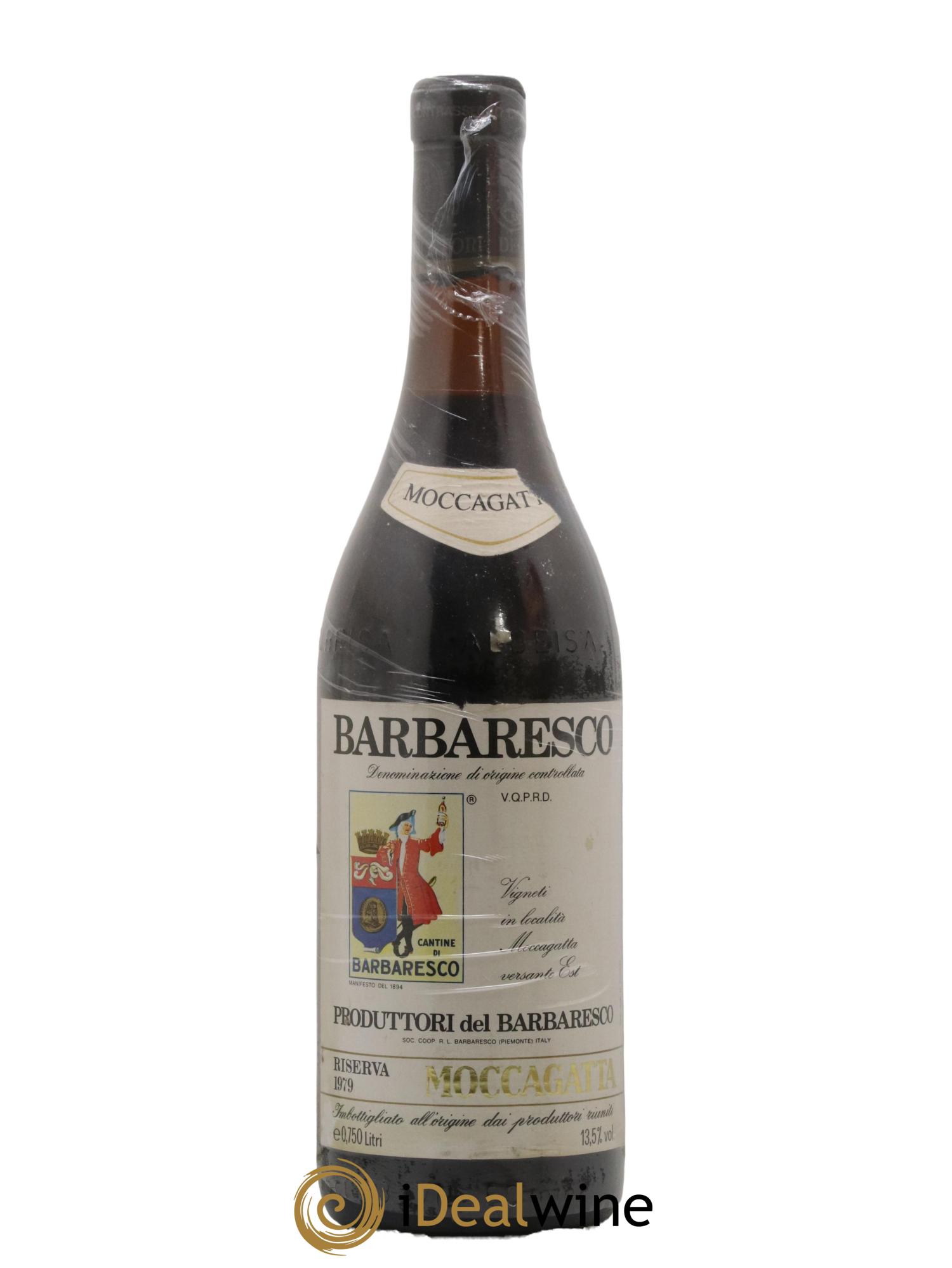Barbaresco DOCG Riserva Moccagatta Produttori del Barbaresco 1979 - Lot de 1 bouteille - 0