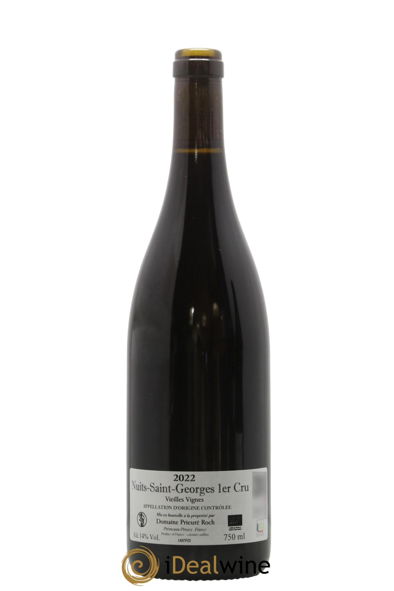 Nuits-Saint-Georges 1er Cru Vieilles Vignes Prieuré Roch 2022 - Lot de 1 bouteille - 1