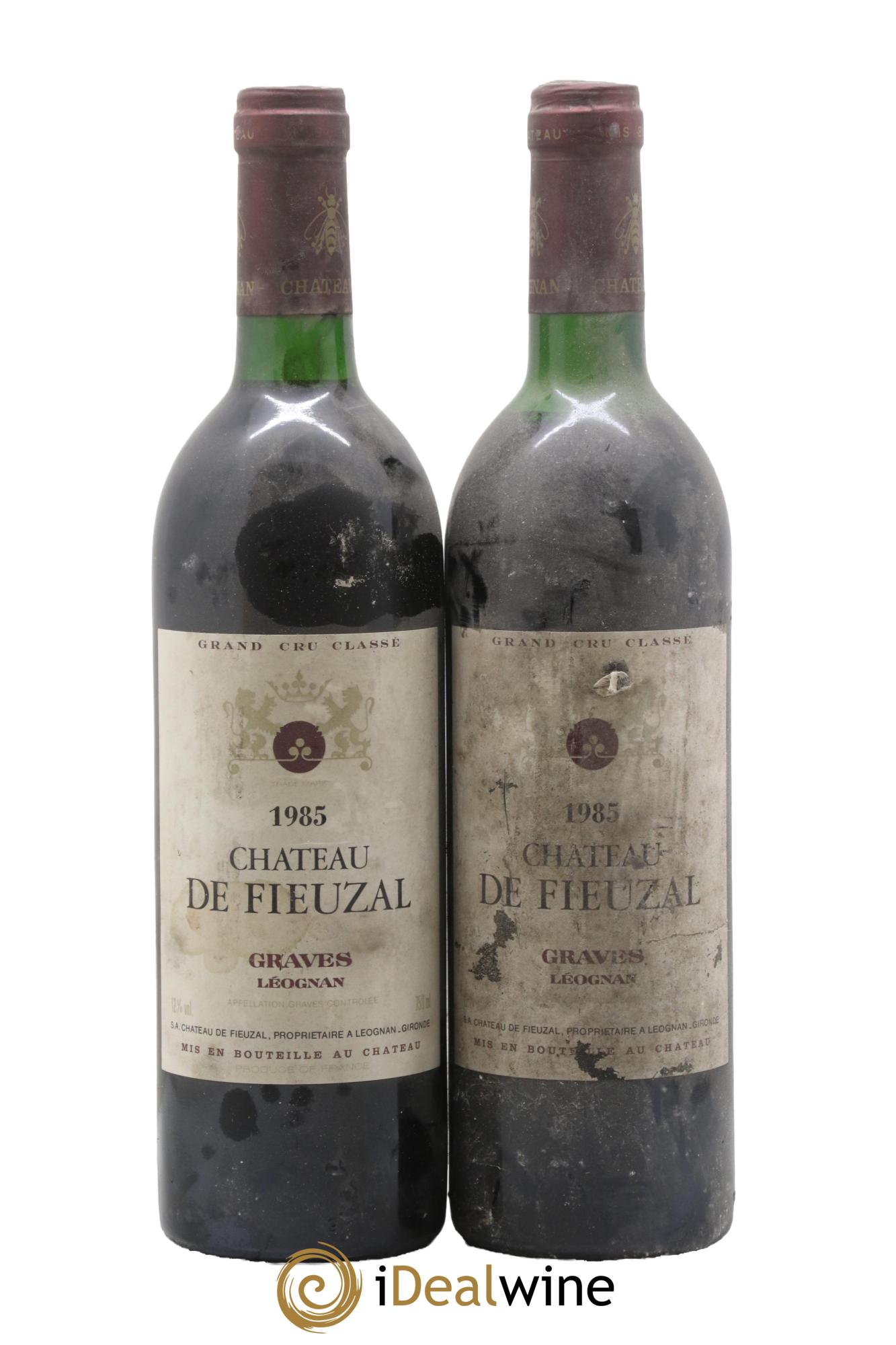 Château de Fieuzal Cru Classé de Graves 1985 - Lot of 2 bottles - 0