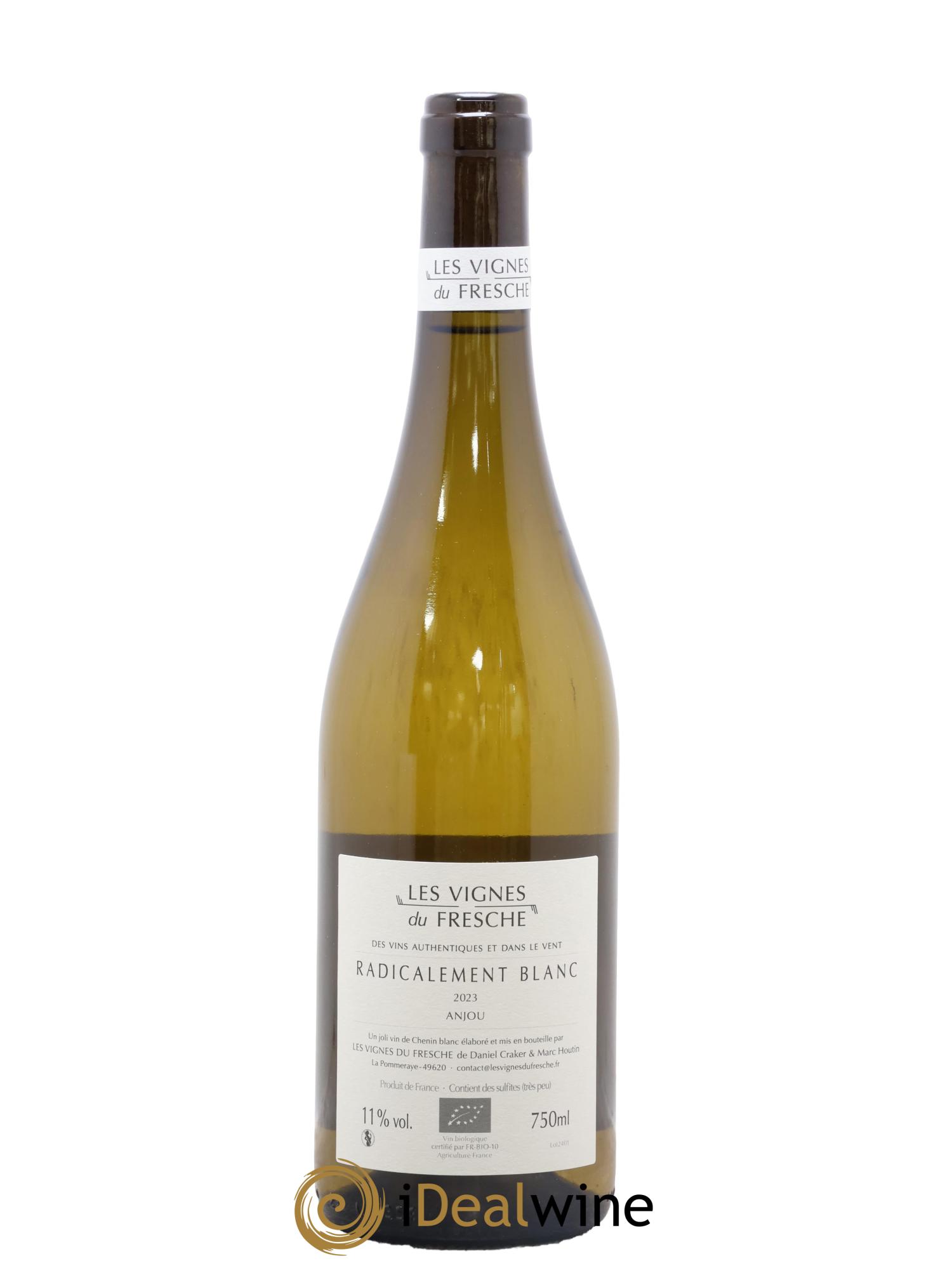 Anjou Radicalement Blanc Les Vignes Du Fresche 2023 - Lote de 1 botella - 1