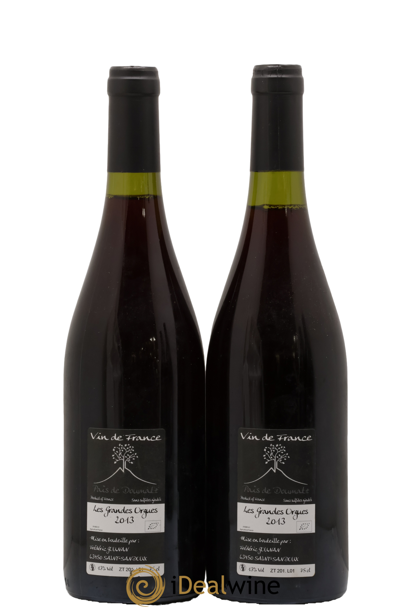 Vin de France Les Grandes Orgues Vignoble de l'Arbre Blanc 2013 - Lotto di 2 bottiglie - 1