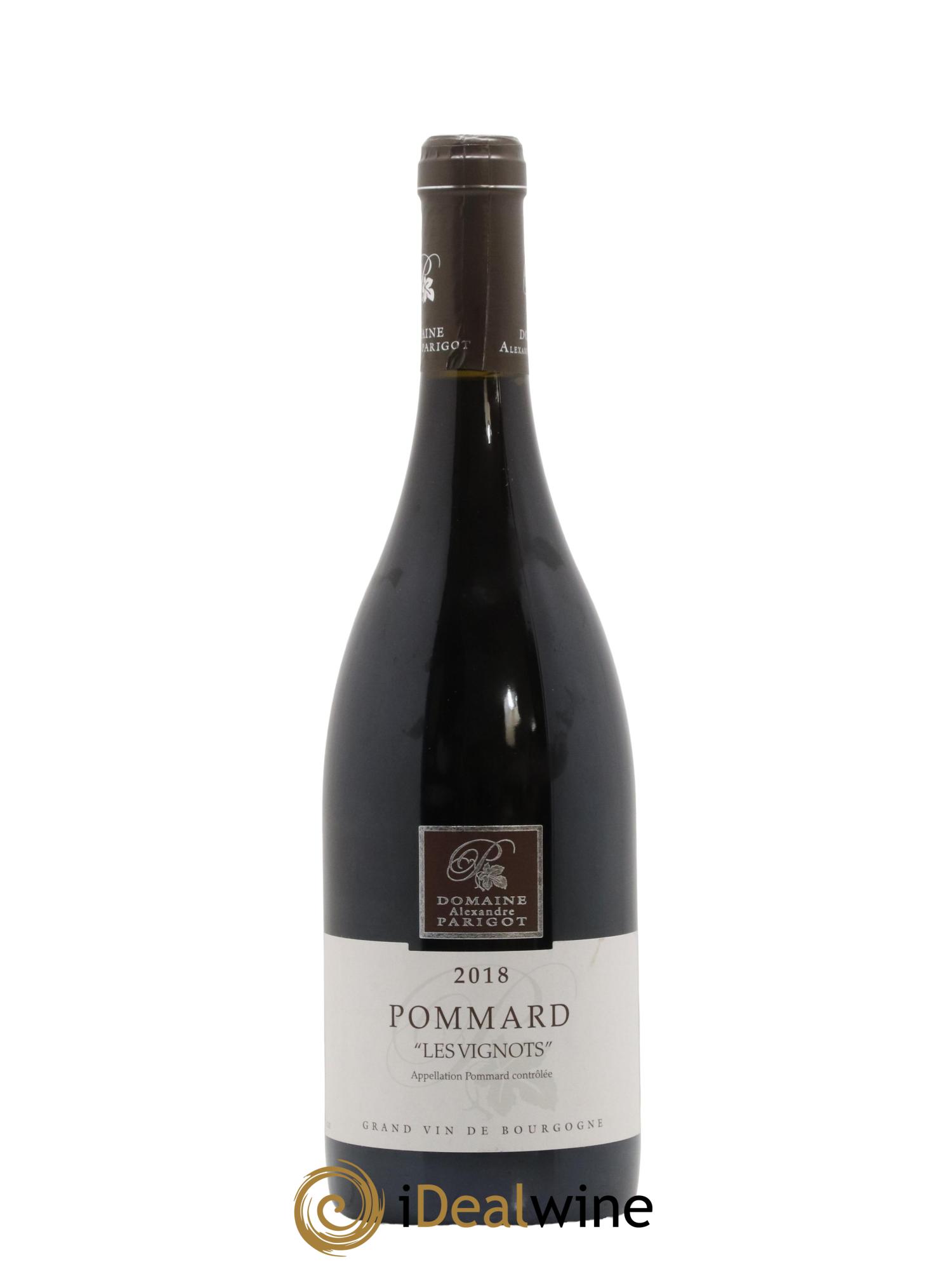 Pommard Les Vignots Domaine Alexandre Parigot 2018 - Lot de 1 bouteille - 0