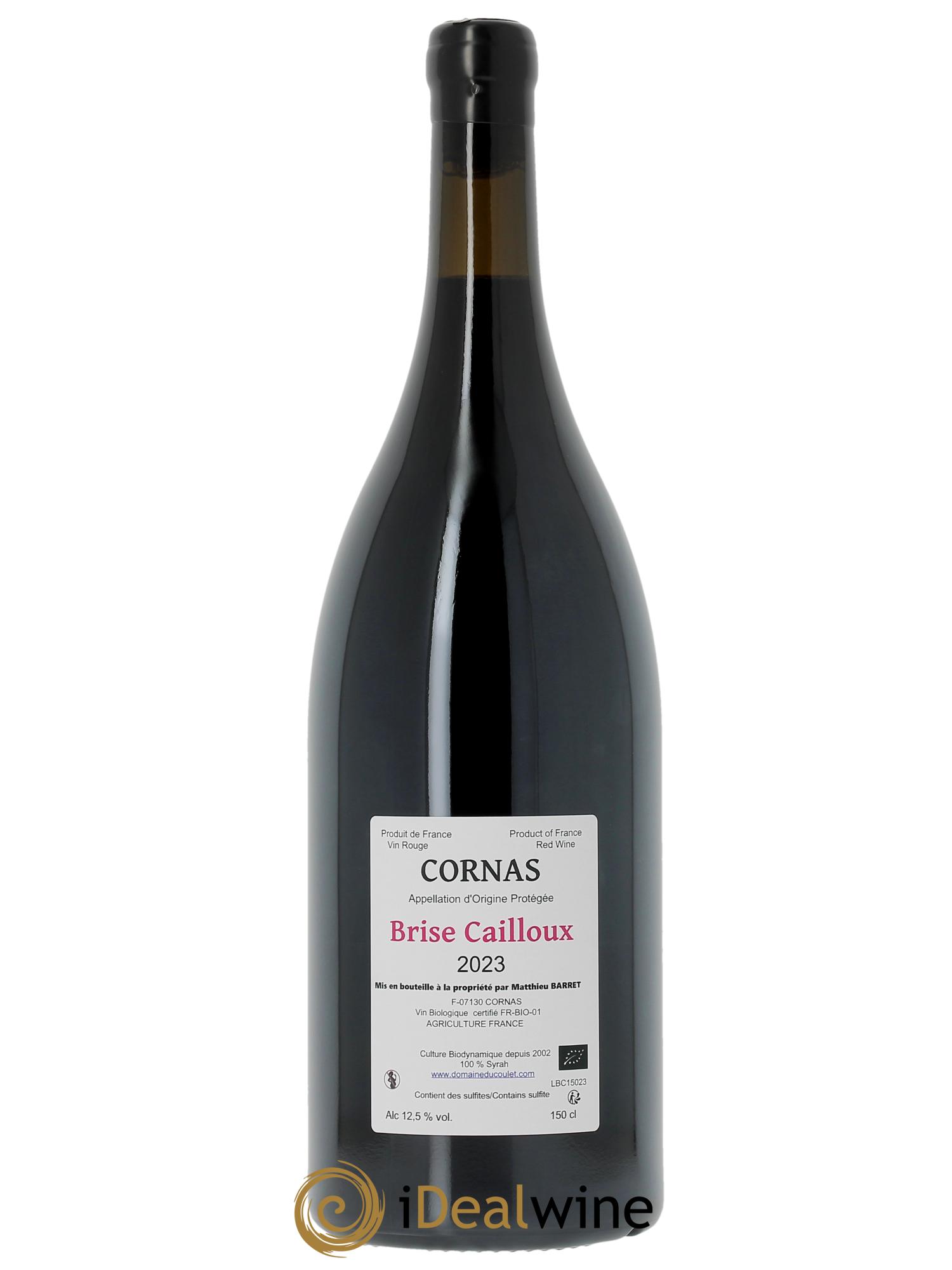 Cornas Brise Cailloux Coulet (Domaine du) - Matthieu Barret  2023 - Lotto di 1 magnum - 1