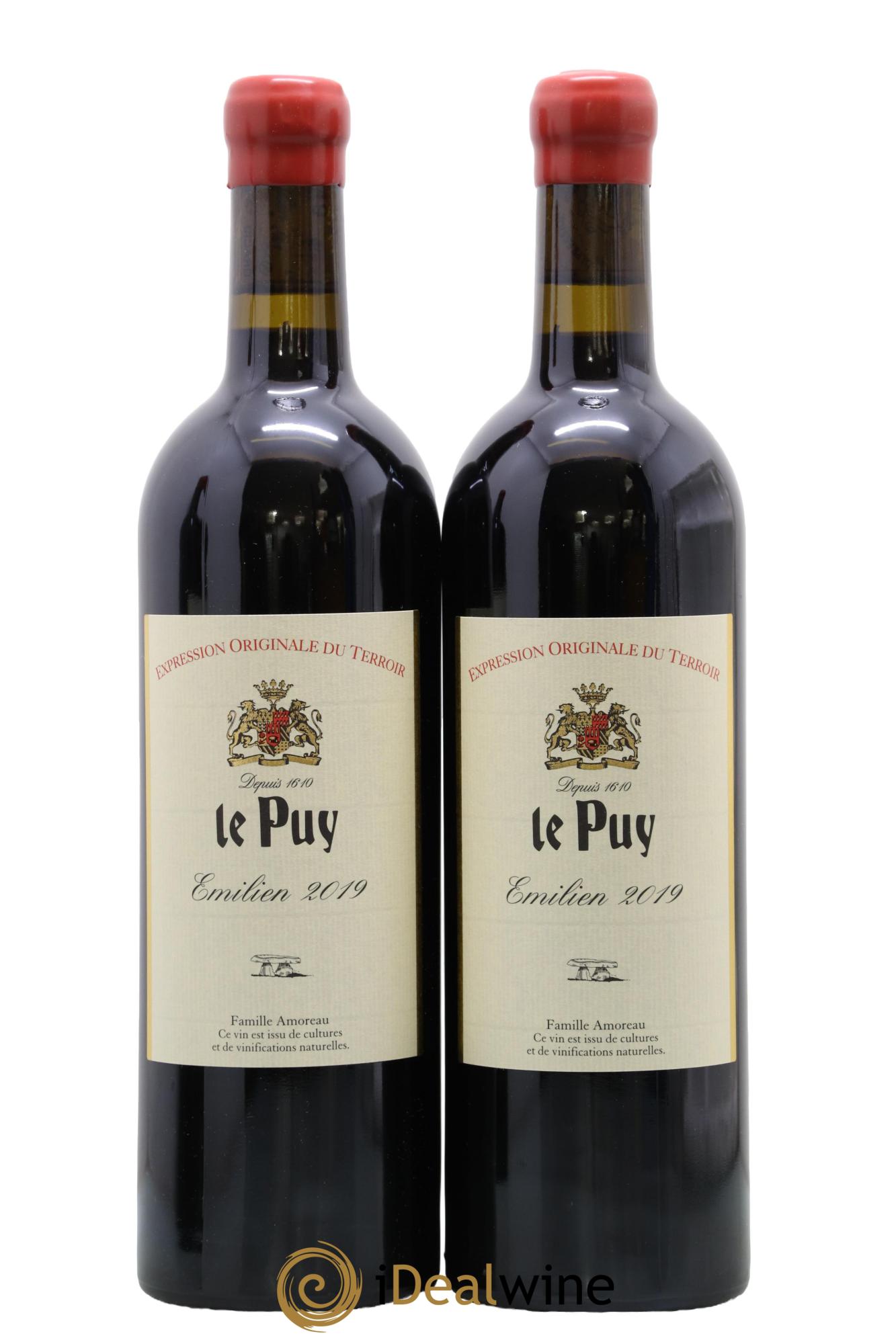 Le Puy - Cuvée Emilien 2019 - Lot of 2 bottles - 0