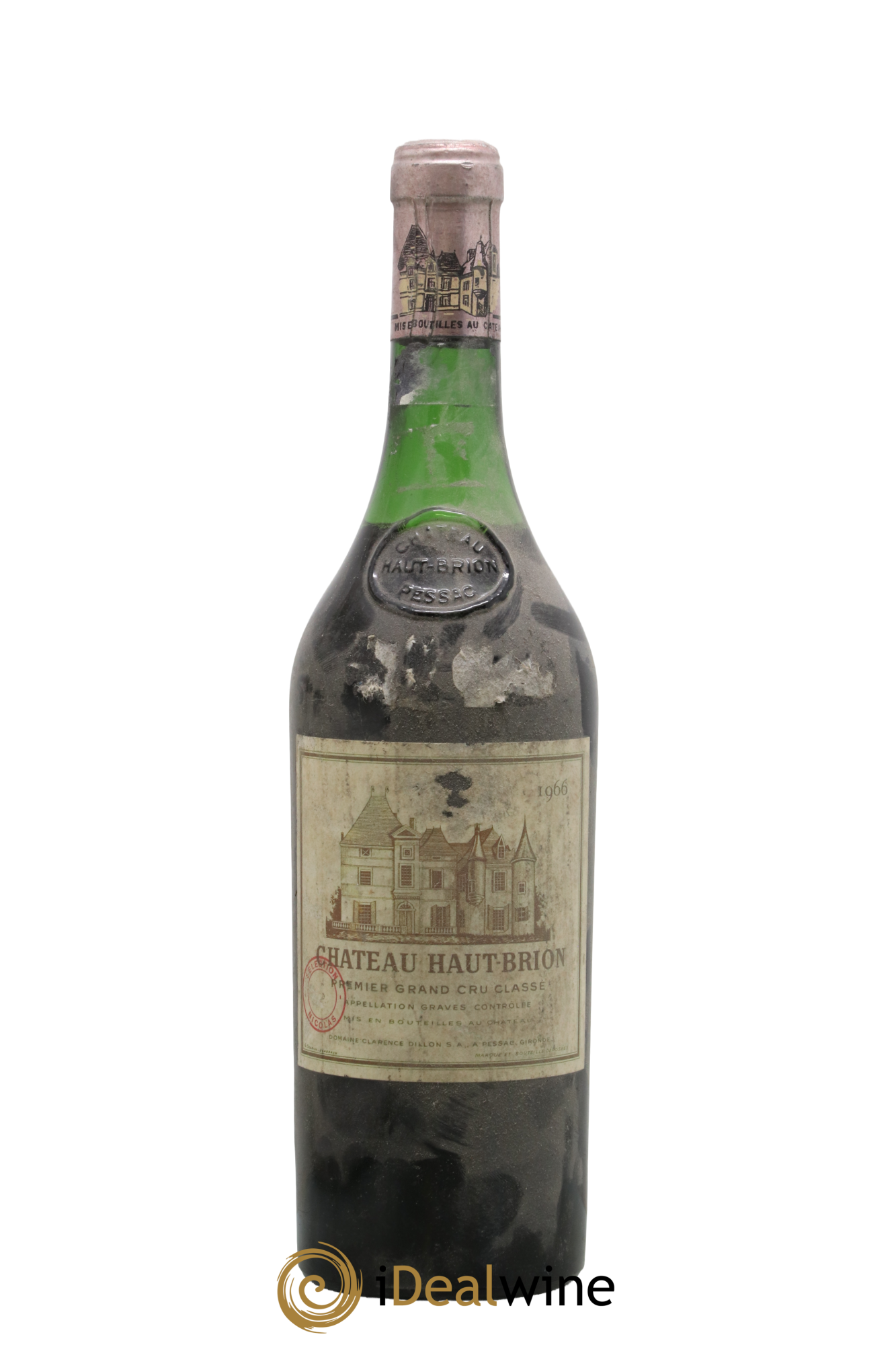 Château Haut Brion 1er Grand Cru Classé 1966 - Lot de 1 bouteille - 0