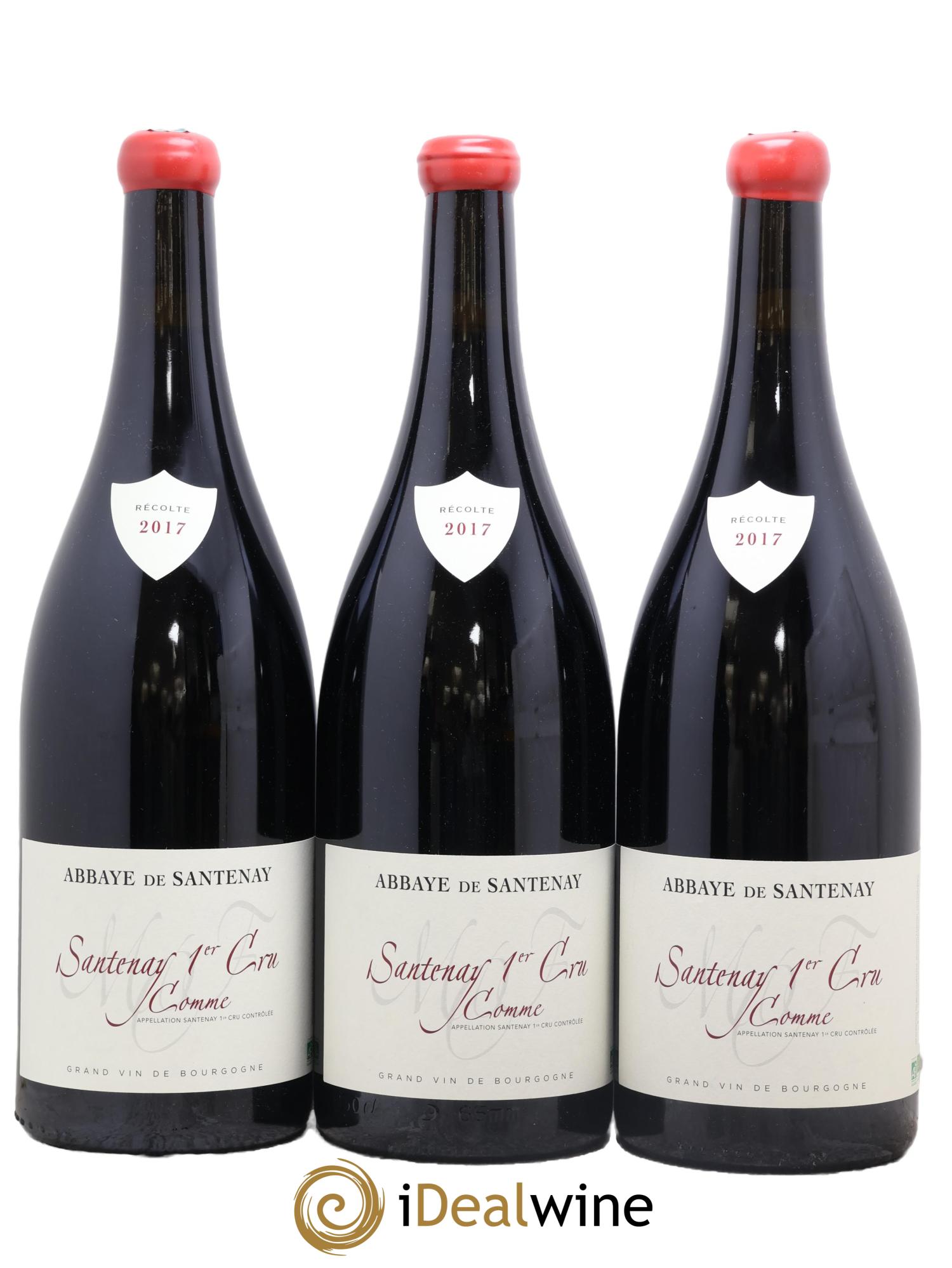 Santenay 1er Cru Comme Abbaye De Santenay 2017 - Lot de 3 magnums - 0