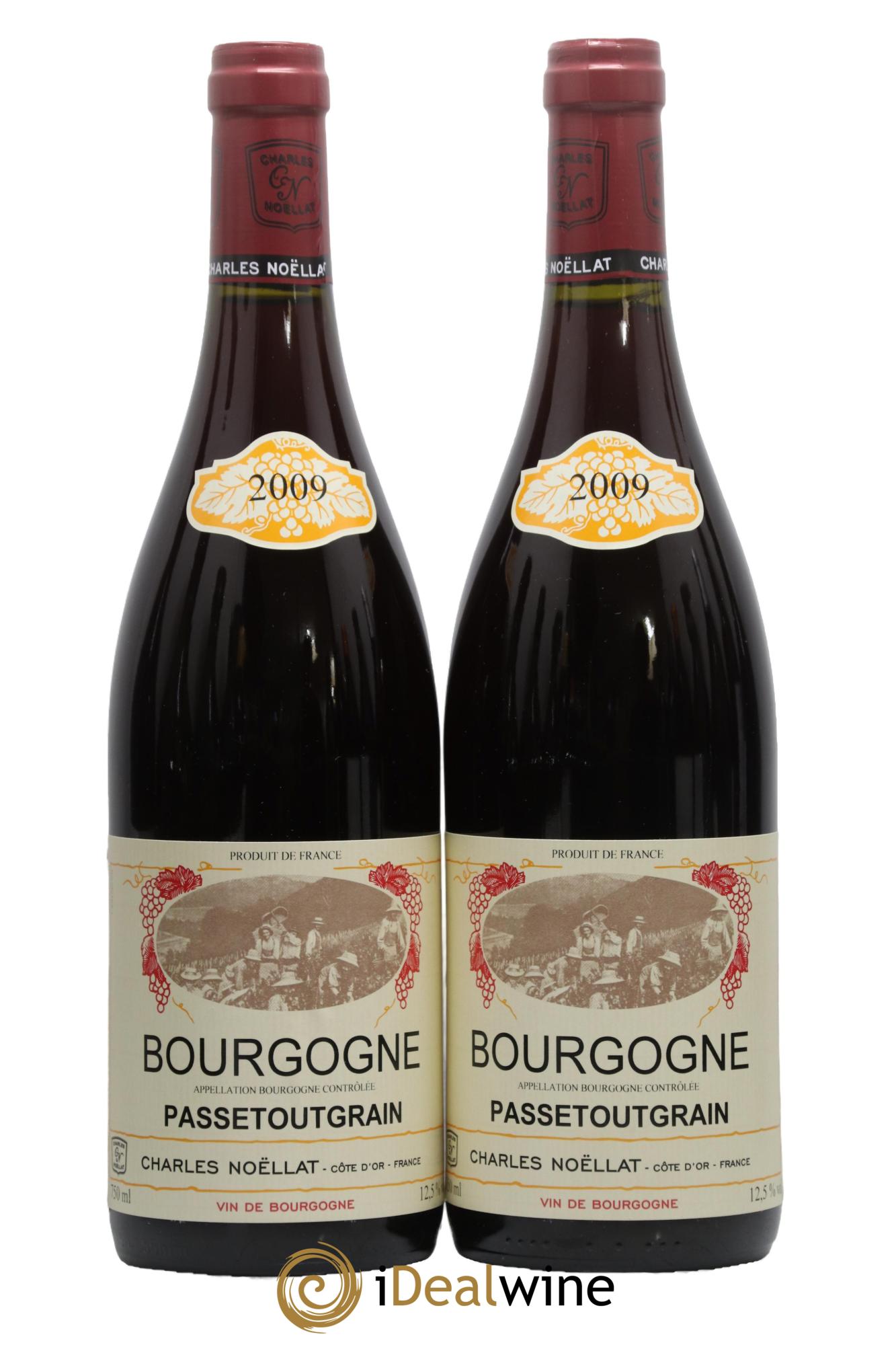 Bourgogne Passetoutgrain Domaine Charles Noellat 2009 - Lot de 2 bouteilles - 0