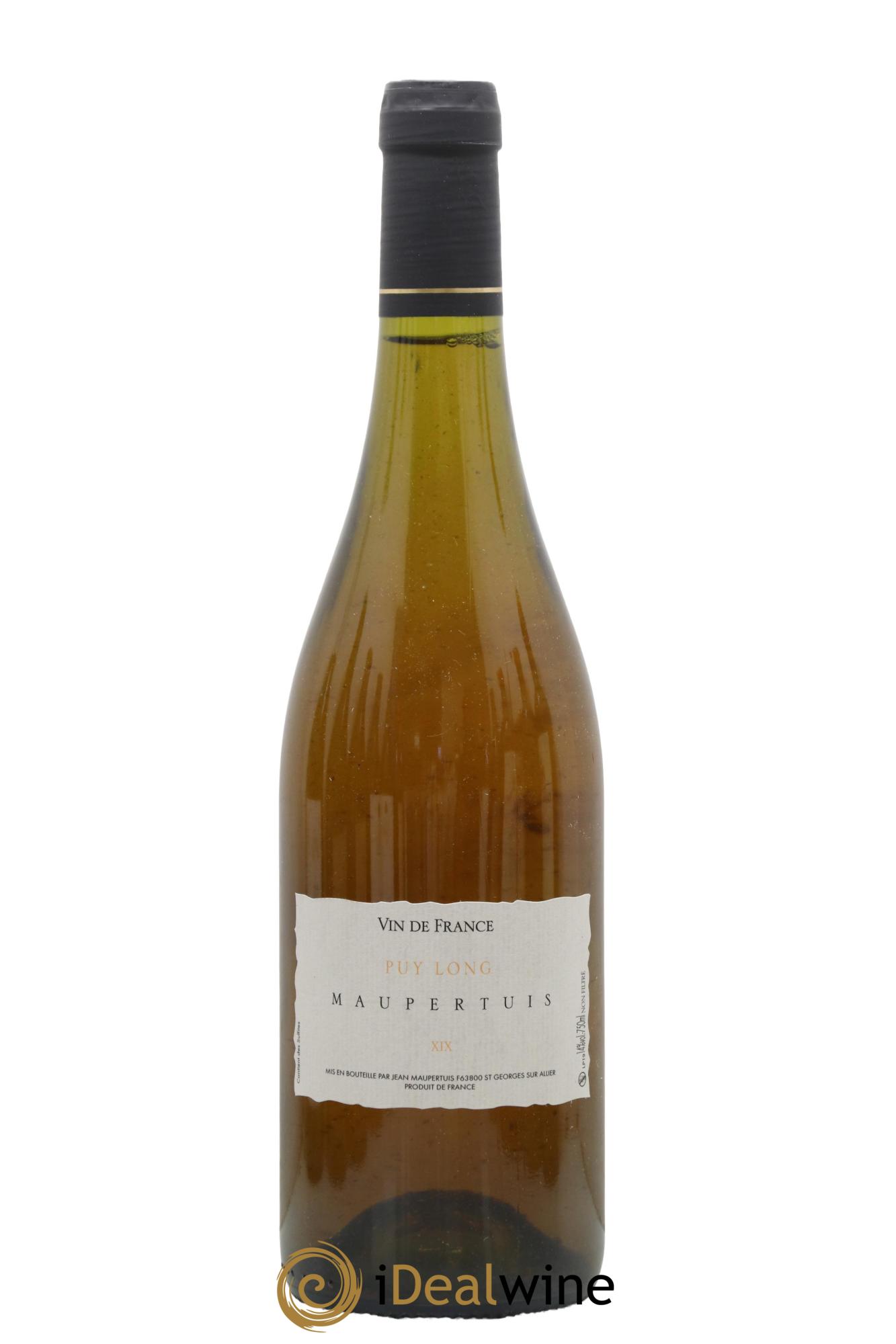 Vin de France Puy Long Jean Maupertuis 2019 - Lot de 1 bouteille - 0