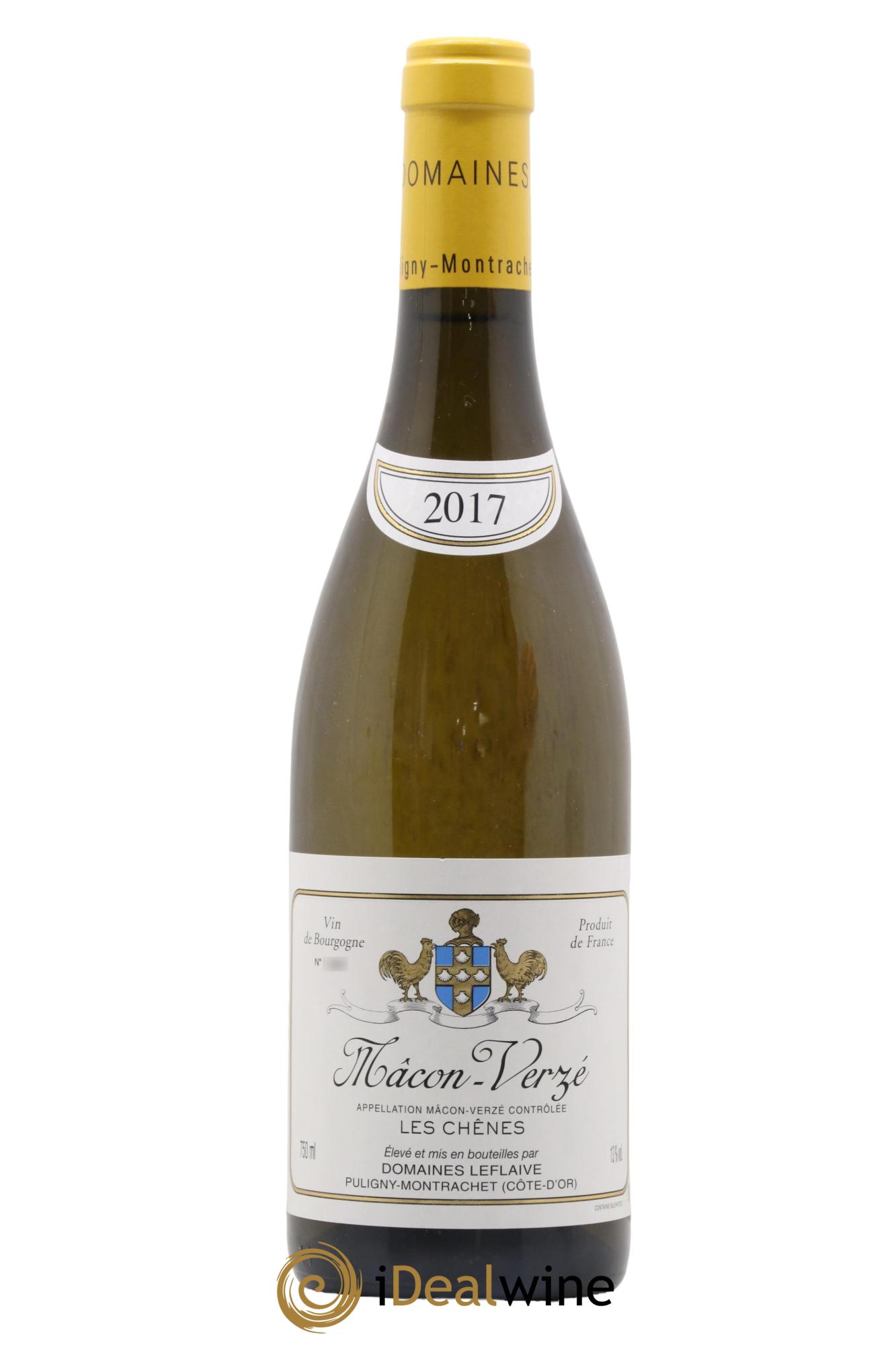 Mâcon-Verzé Les Chênes Leflaive (Domaine) 2017 - Lot de 1 bouteille - 0
