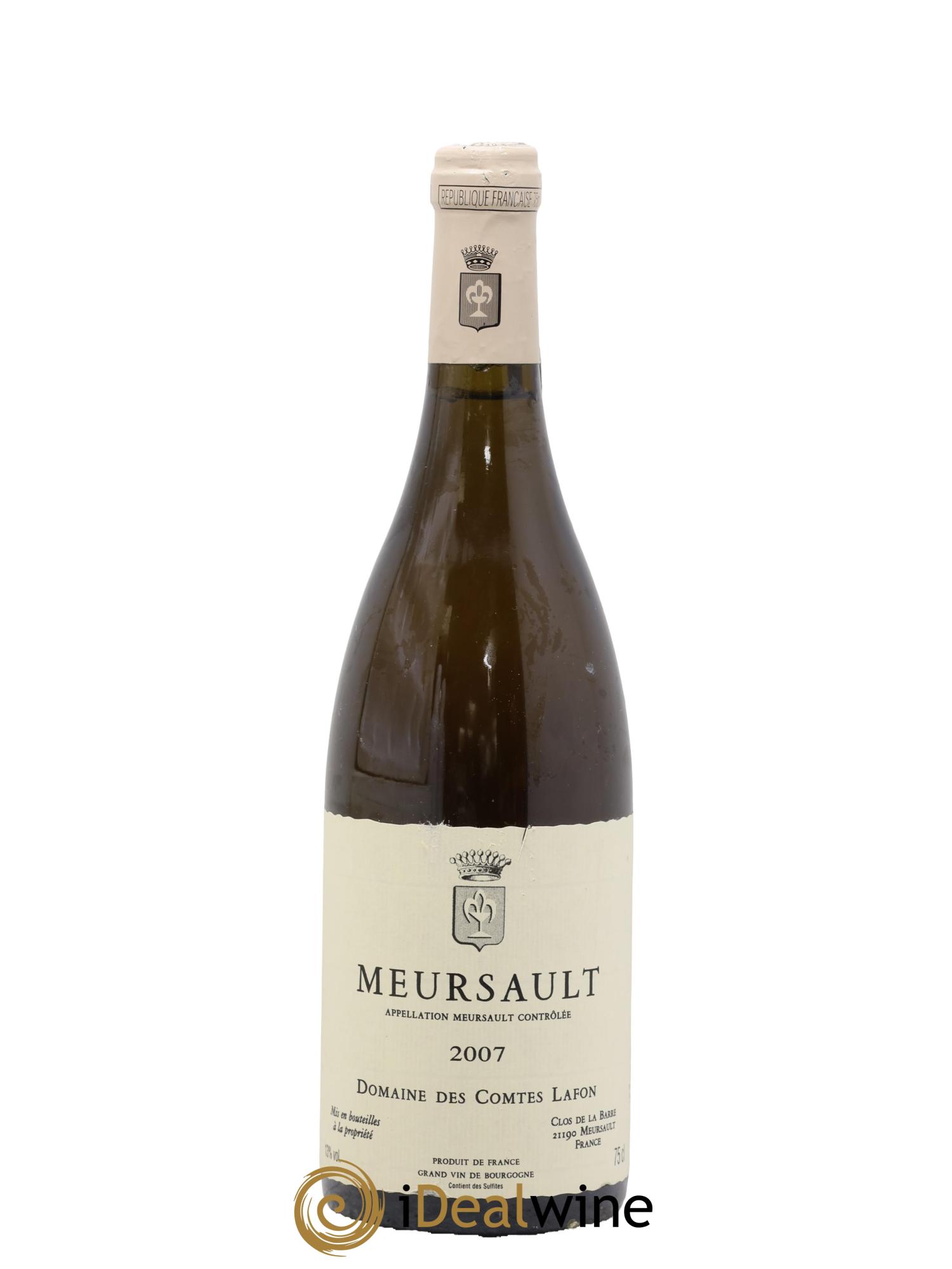 Meursault Comtes Lafon (Domaine des) 2007 - Lotto di 1 bottiglia - 0