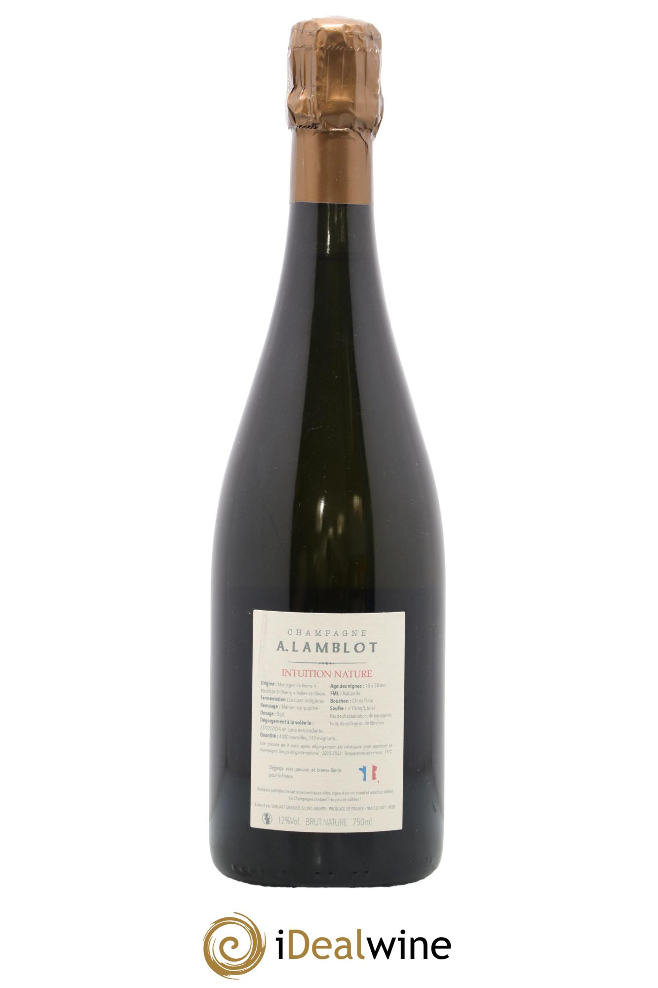 Brut Nature Intuition A.Lamblot - Lot de 1 bouteille - 1