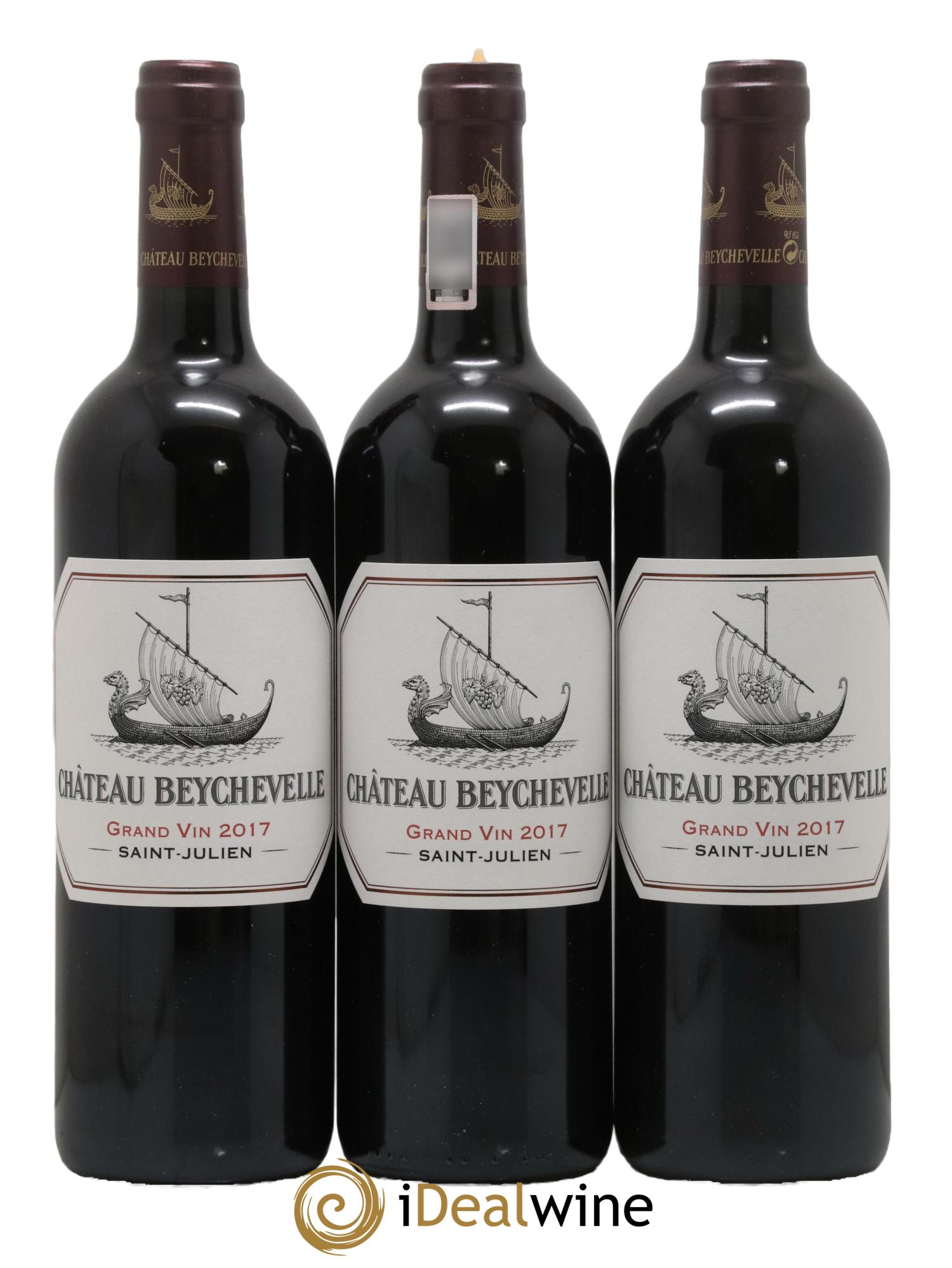 Château Beychevelle 4ème Grand Cru Classé 2017 - Lot de 3 bouteilles - 0