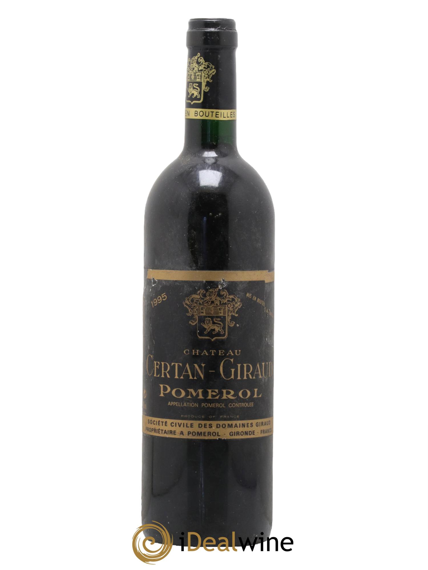 Château Certan Giraud 1995 - Lot de 1 bouteille - 0
