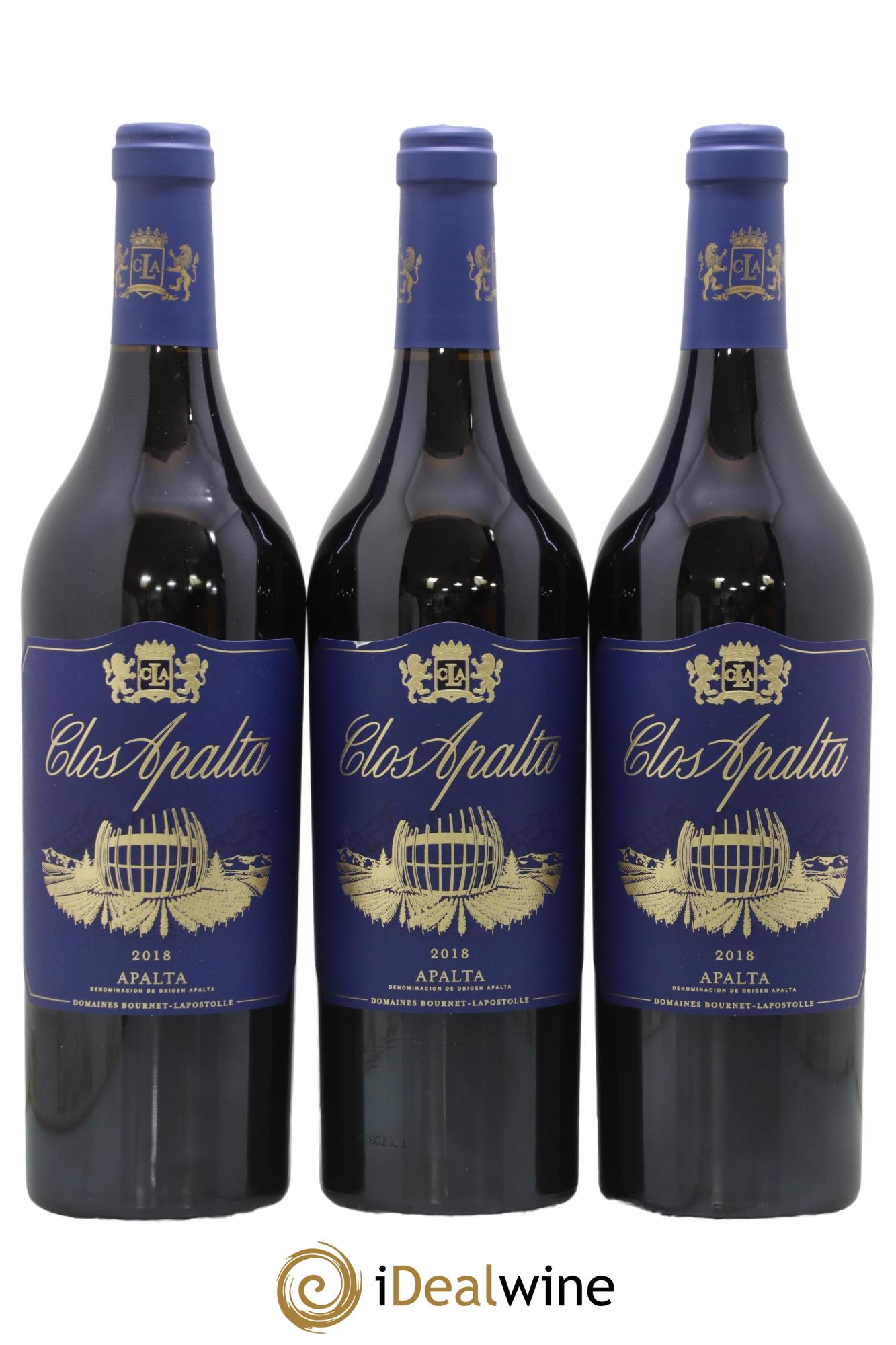 Colchagua Casa Lapostolle Clos Apalta 2018 - Lot de 3 bouteilles - 0