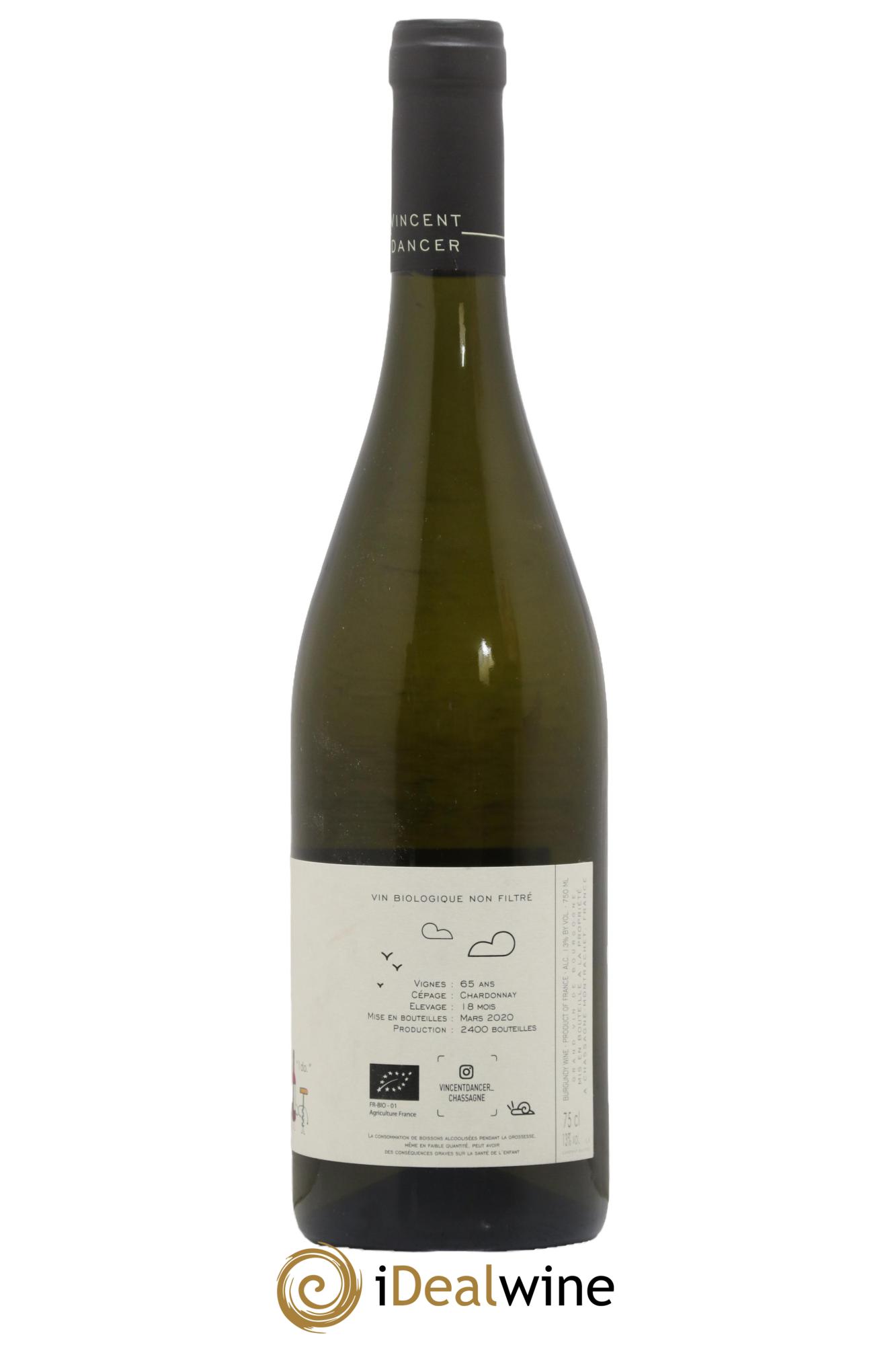 Chassagne-Montrachet 1er Cru (Morgeot) Tête du Clos Vincent Dancer 2018 - Lot of 1 bottle - 1