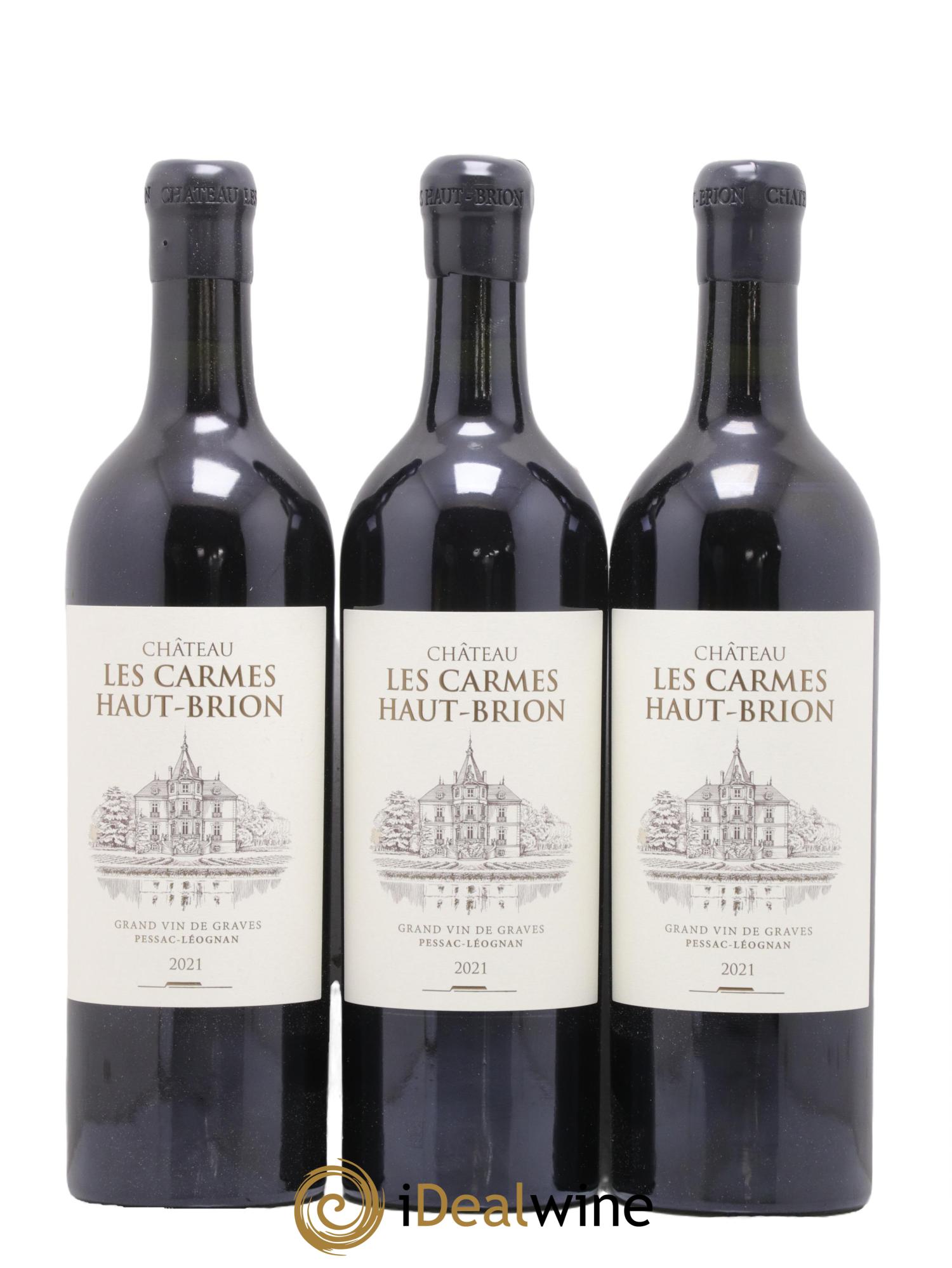 Château Les Carmes Haut-Brion 2021 - Lot de 6 bouteilles - 1