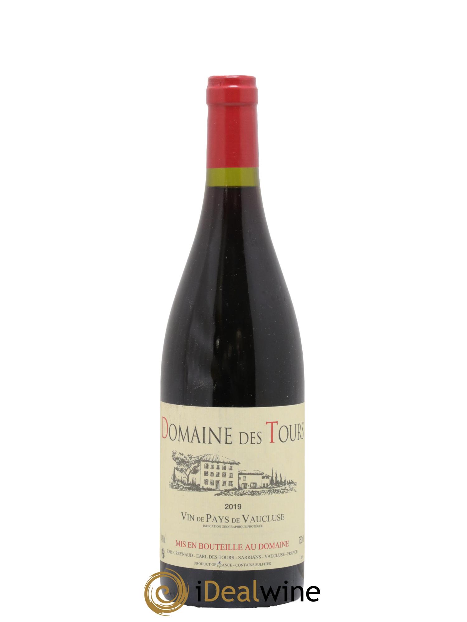 Vaucluse (Vin de Pays de Vaucluse) Domaine des Tours Emmanuel Reynaud 2019 - Lot de 1 bouteille - 0