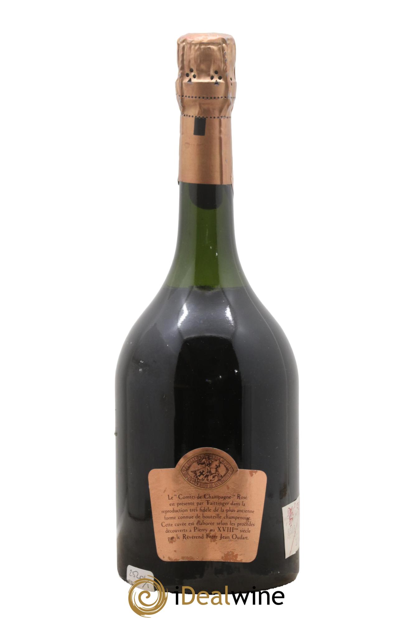 Comtes de Champagne Rosé Grand Cru Brut Taittinger 1976 - Posten von 1 Flasche - 1