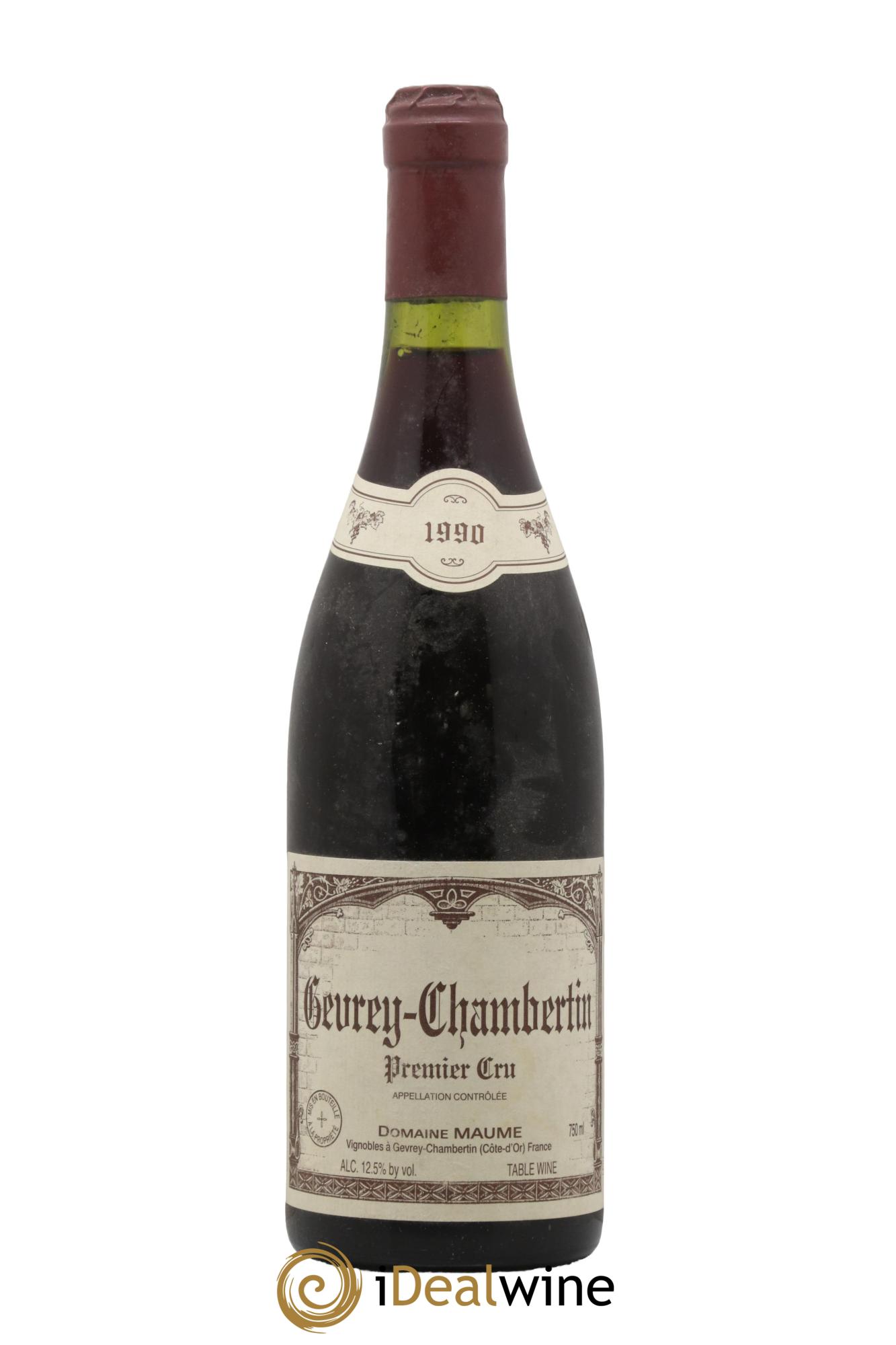 Gevrey-Chambertin 1er Cru Maume (Domaine) 1990 - Lot de 1 bouteille - 0