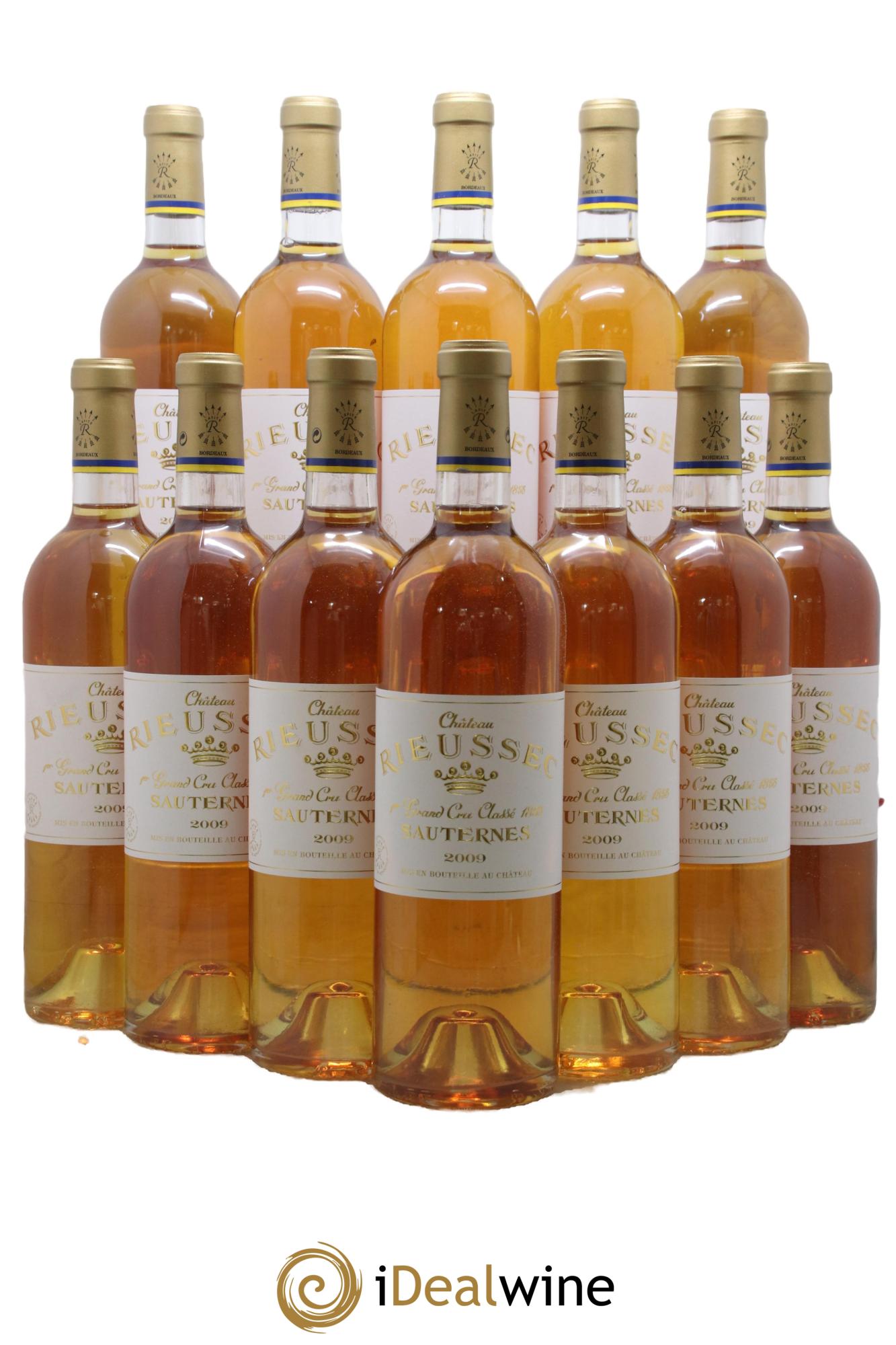Château Rieussec 1er Grand Cru Classé 2009 - Lot de 12 bouteilles - 0